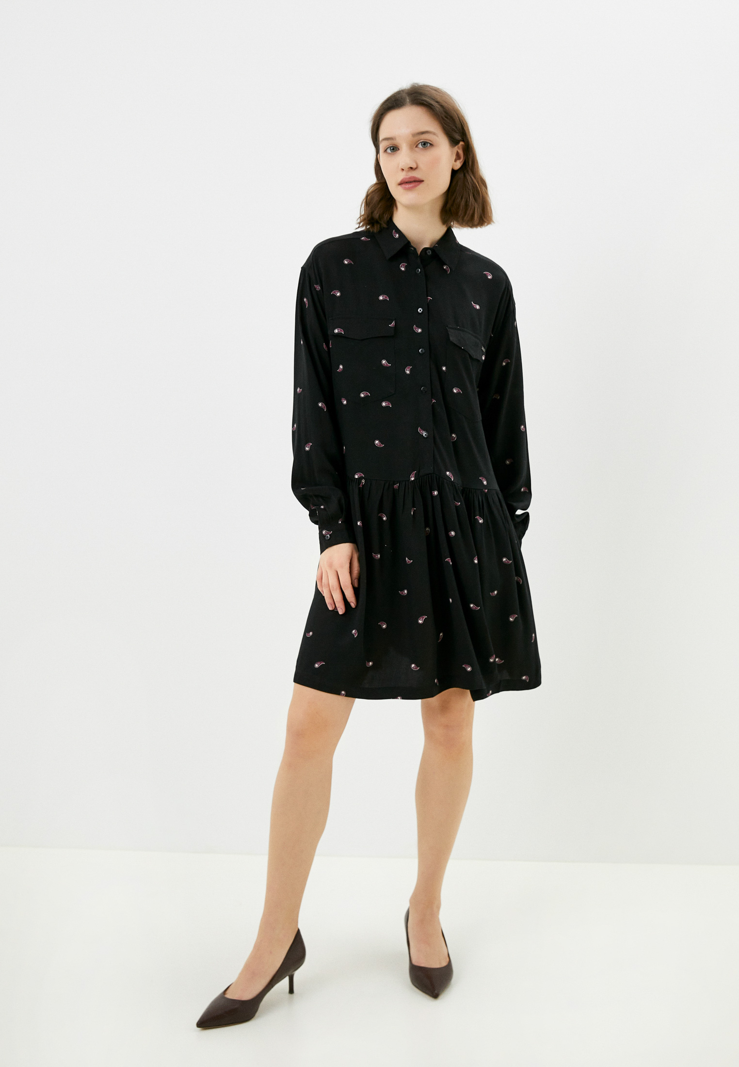 Платье Pepe Jeans, цвет: черный, RTLACF335401 — купить в интернет ...