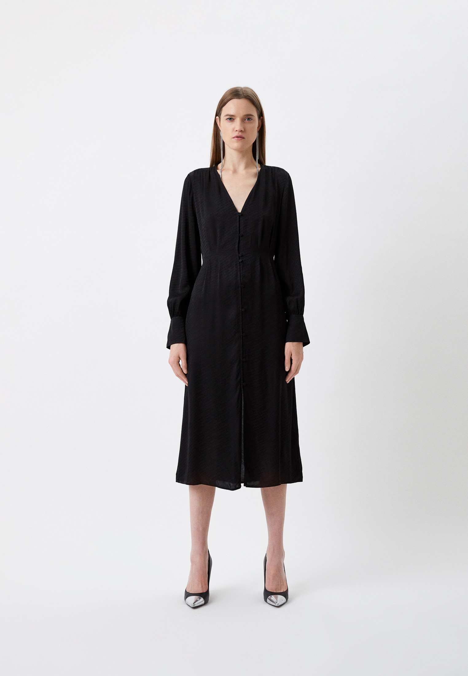 Платье Karl Lagerfeld, цвет: черный, RTLACF438601 — купить в интернет ...
