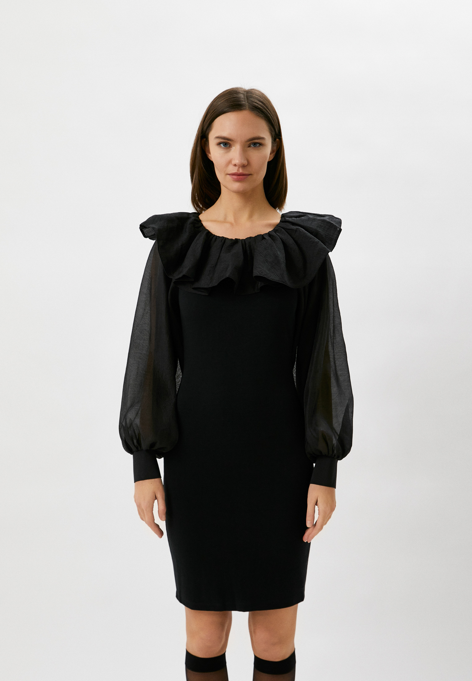 Платье Karl Lagerfeld, цвет: черный, RTLACF438901 — купить в интернет ...