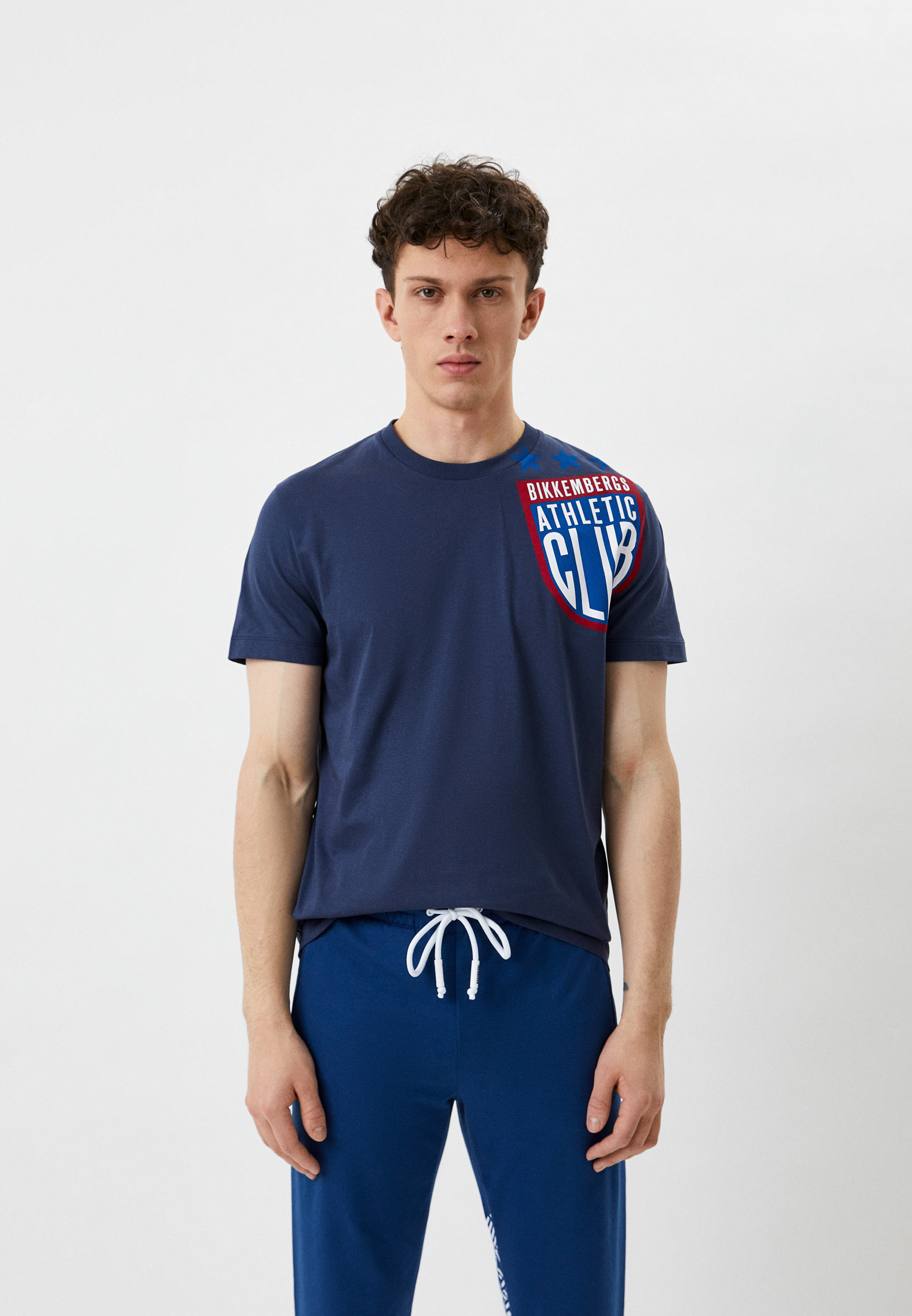 Футболка Bikkembergs, цвет: синий, RTLACF493001 — купить в интернет ...