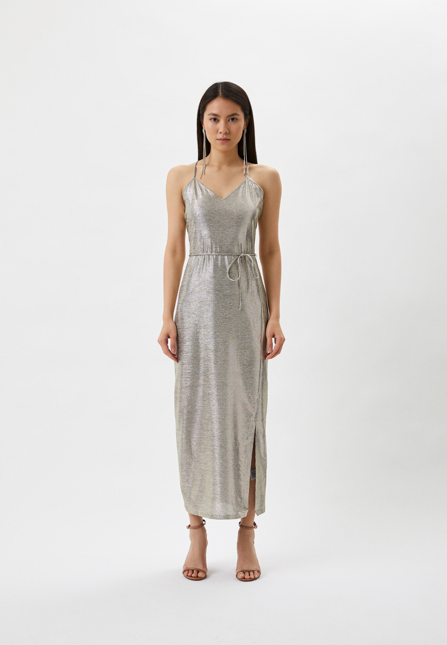 Платье Calvin Klein FESTIVE, цвет: серебряный, RTLACF595001 — купить в ...