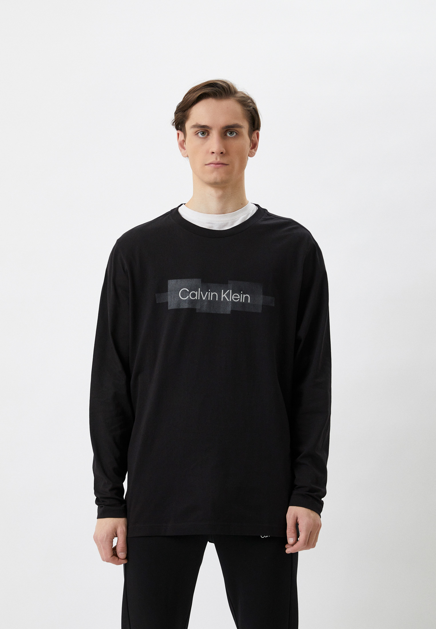 Лонгслив Calvin Klein BIG&TALL, цвет: черный, RTLACF625601 — купить в ...