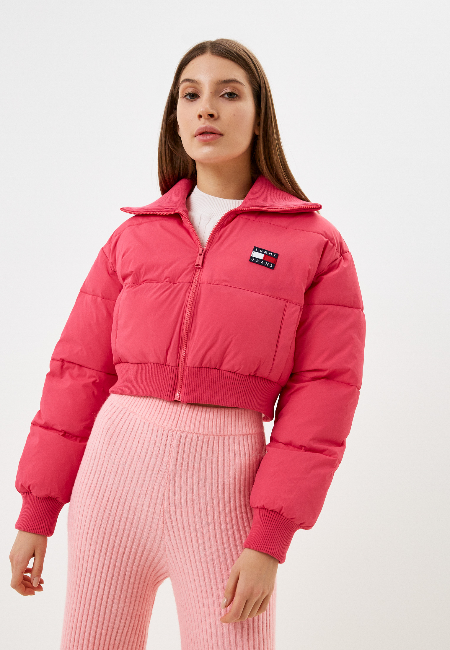 Куртка утепленная Tommy Jeans, цвет: фуксия, RTLACF643101 — купить в ...