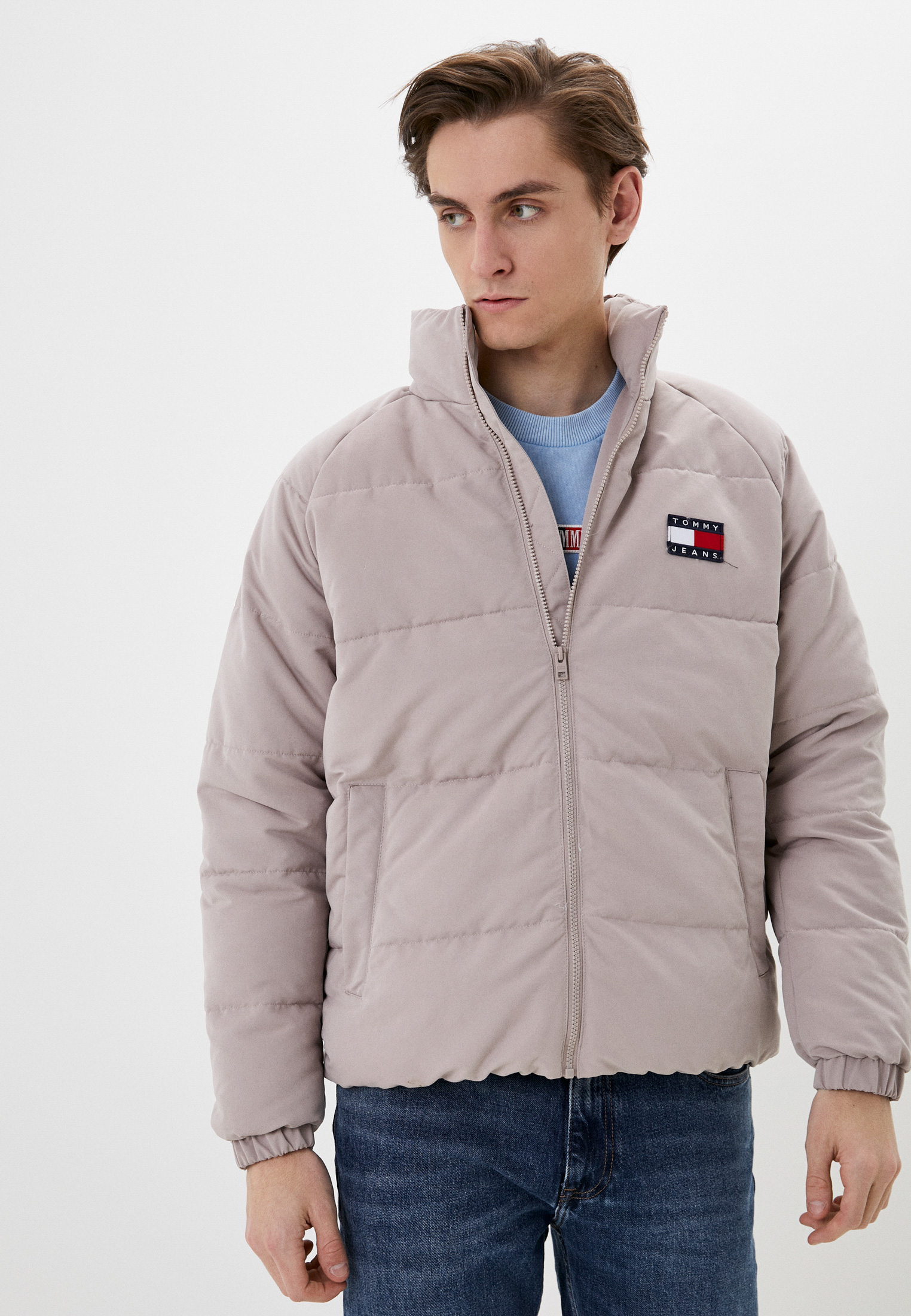 Куртка утепленная Tommy Jeans, цвет: бежевый, RTLACF655201 — купить в ...