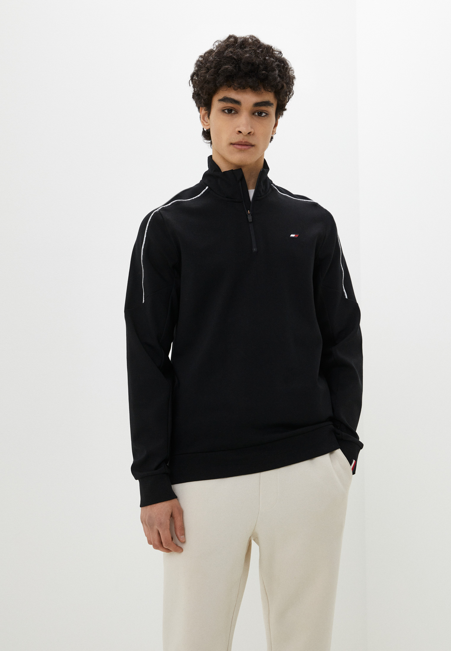 Олимпийка Tommy Hilfiger SPORT, цвет: черный, RTLACF688001 — купить в ...