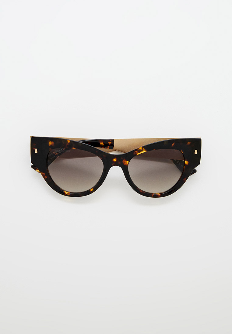 Очки солнцезащитные Dsquared2 D2 0062/S 581, цвет: коричневый ...