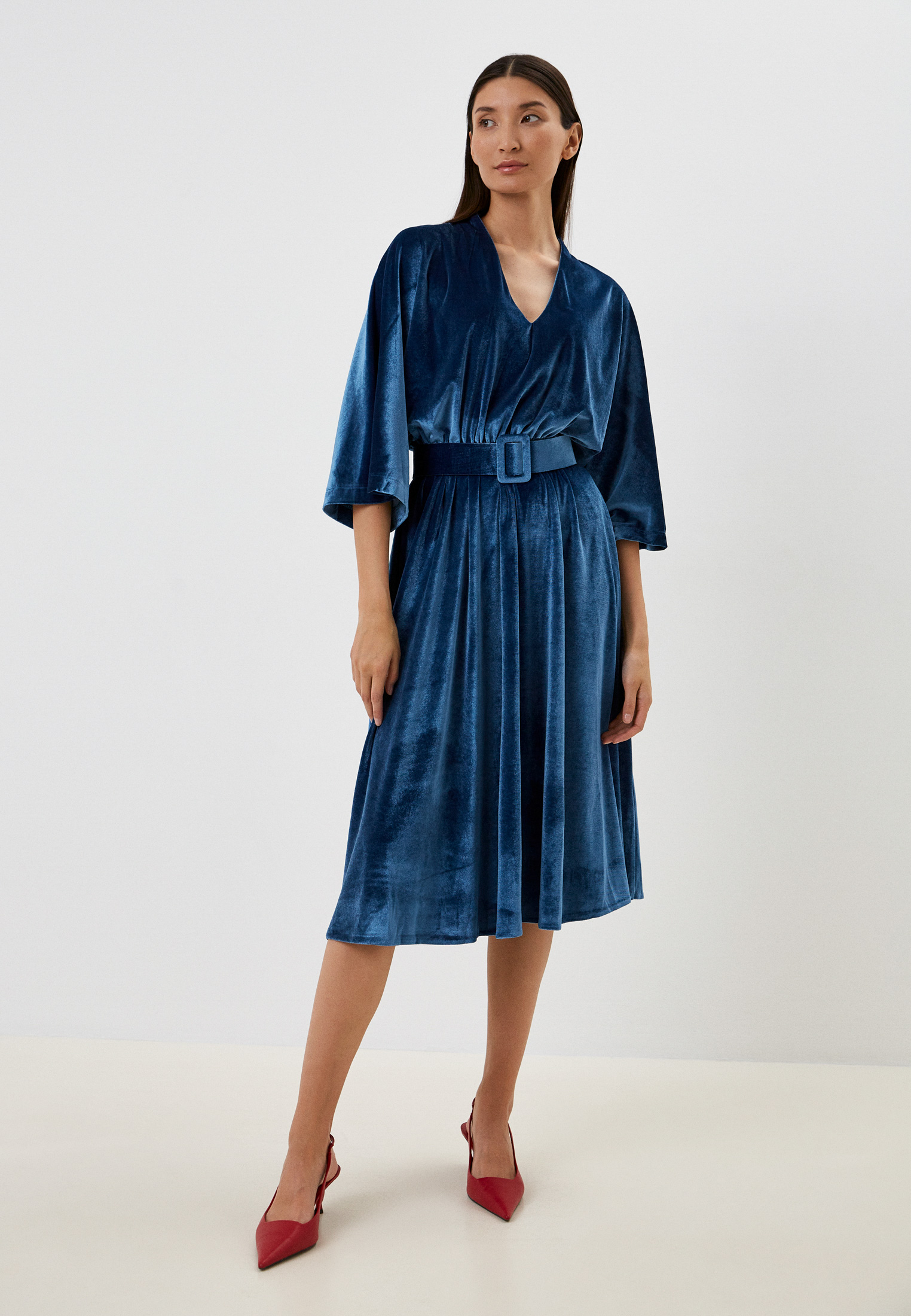 Платье Chic de Femme, цвет: синий, RTLACF990501 — купить в интернет ...