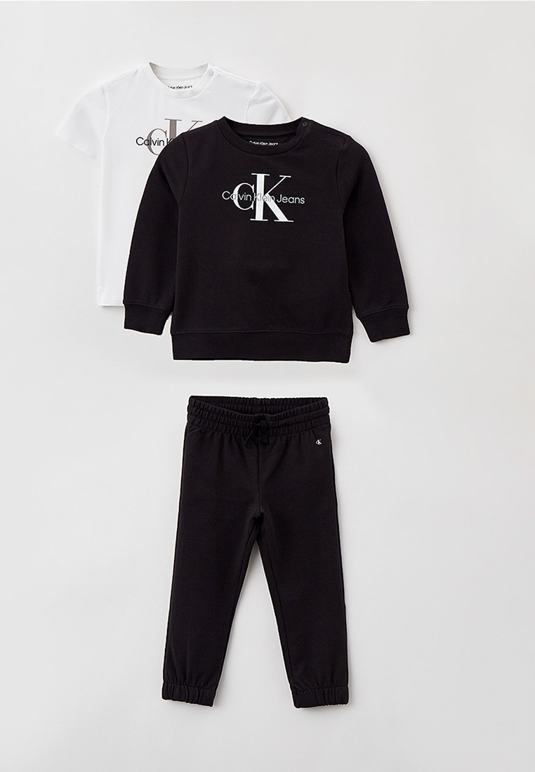 Свитшот, футболка и брюки Calvin Klein Jeans, цвет: белый, RTLACG010601 ...