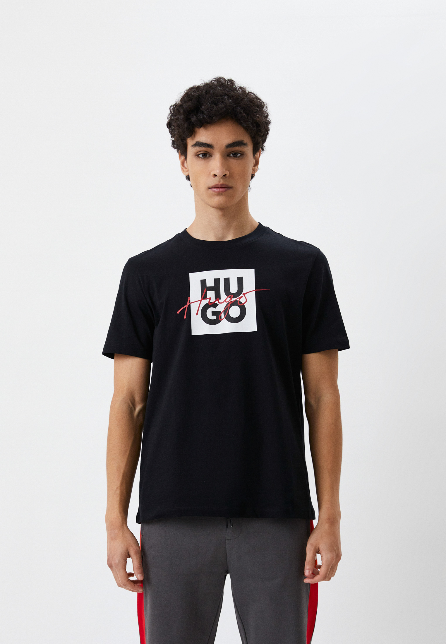 Футболка Hugo, цвет: черный, RTLACG050001 — купить в интернет-магазине ...