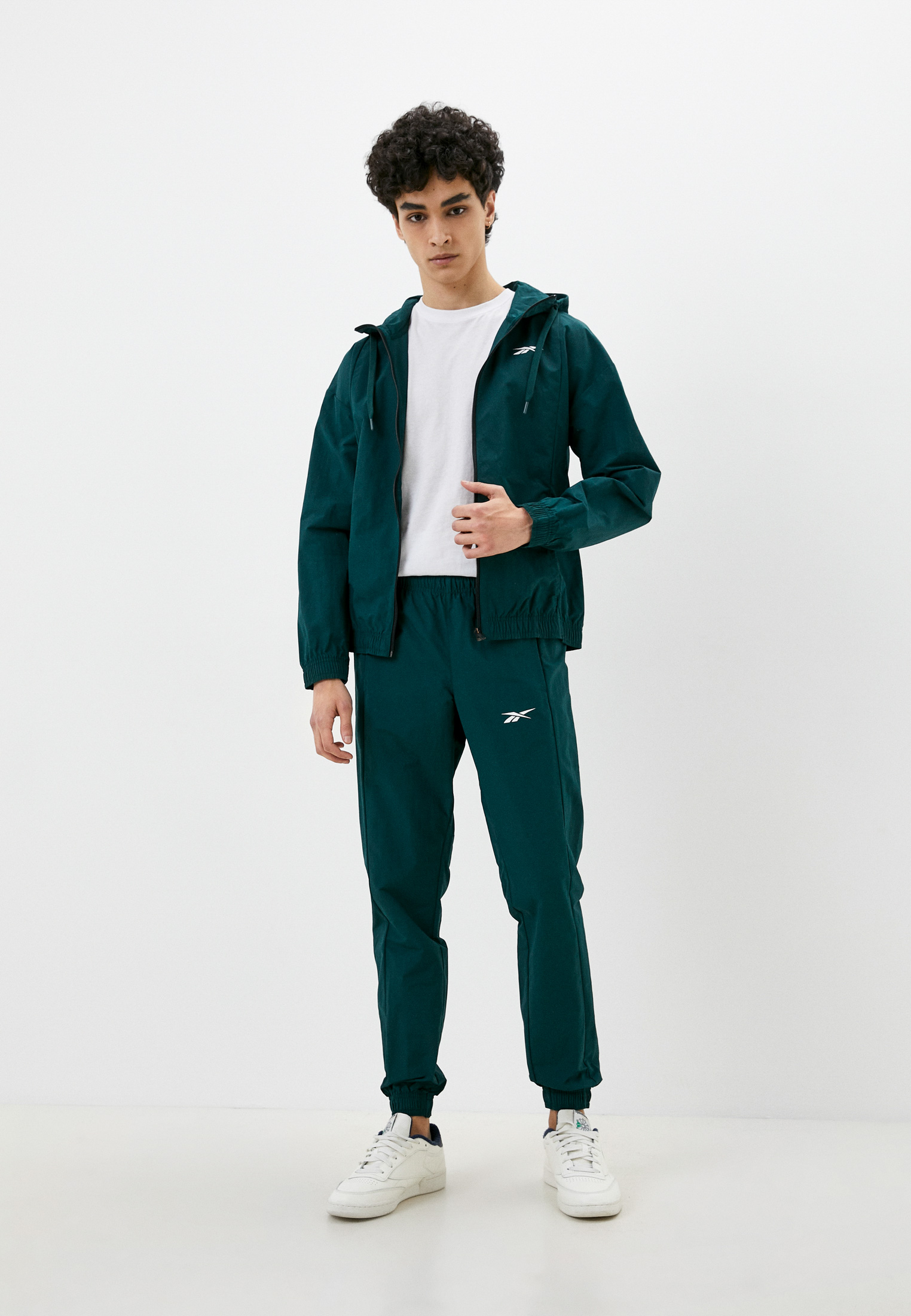 Костюм спортивный Reebok TS TRACKSUIT, цвет: зеленый, RTLACG291701 ...