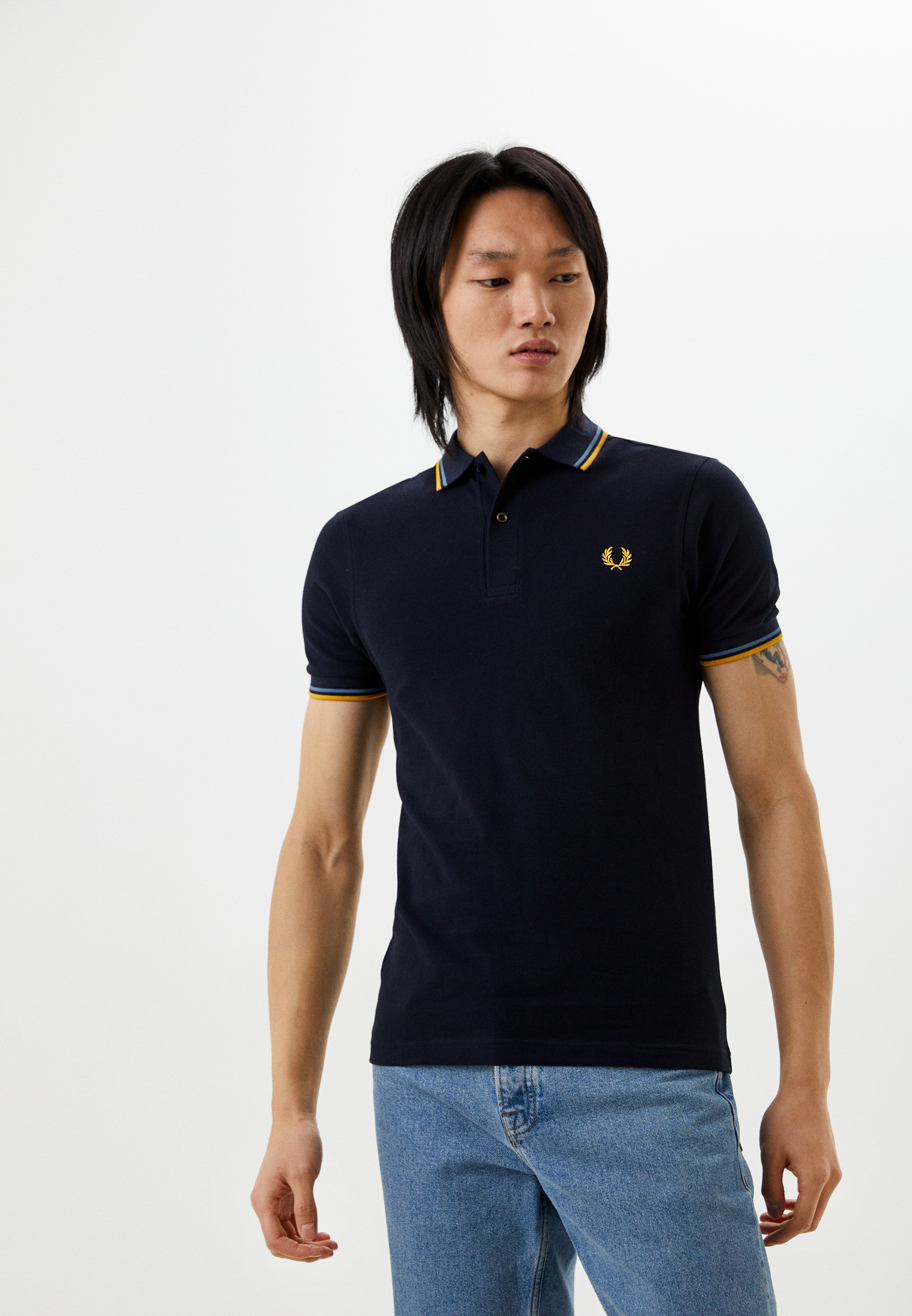Поло Fred Perry, цвет: черный, RTLACG354601 — купить в интернет ...