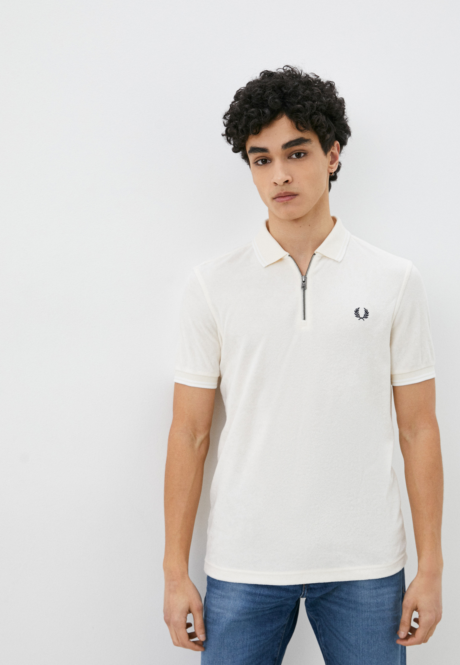 Поло Fred Perry, цвет: бежевый, RTLACG356301 — купить в интернет ...