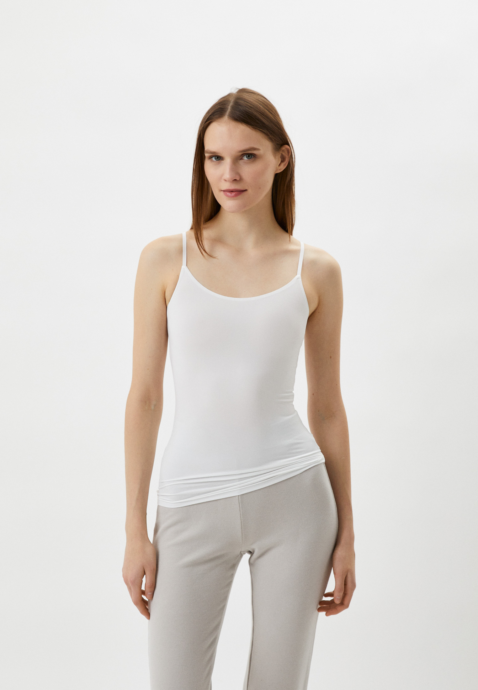Майка UNIQLO AIRism, цвет: белый, RTLACG461401 — купить в интернет ...