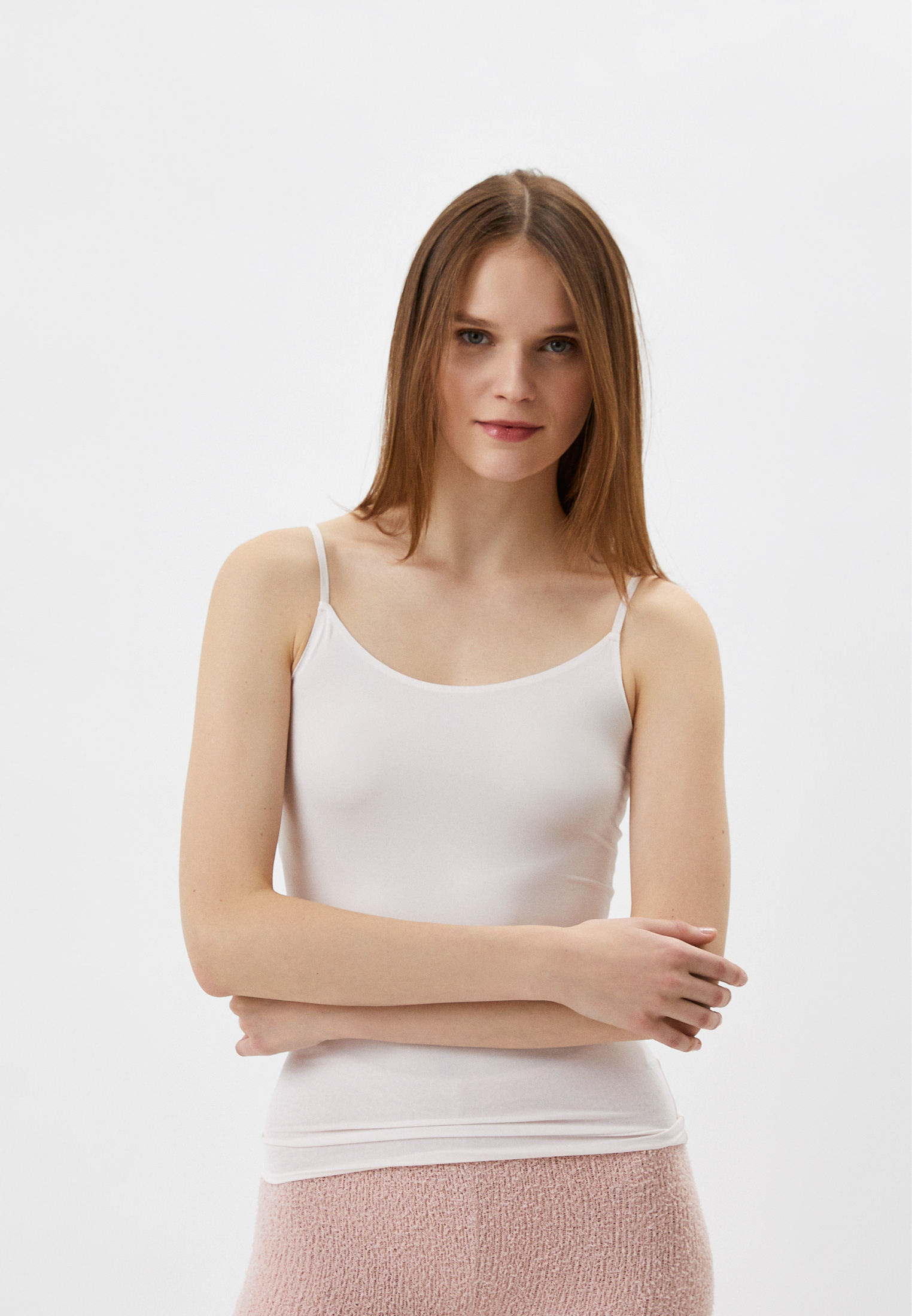 Майка UNIQLO AIRism, цвет: розовый, RTLACG461601 — купить в интернет ...