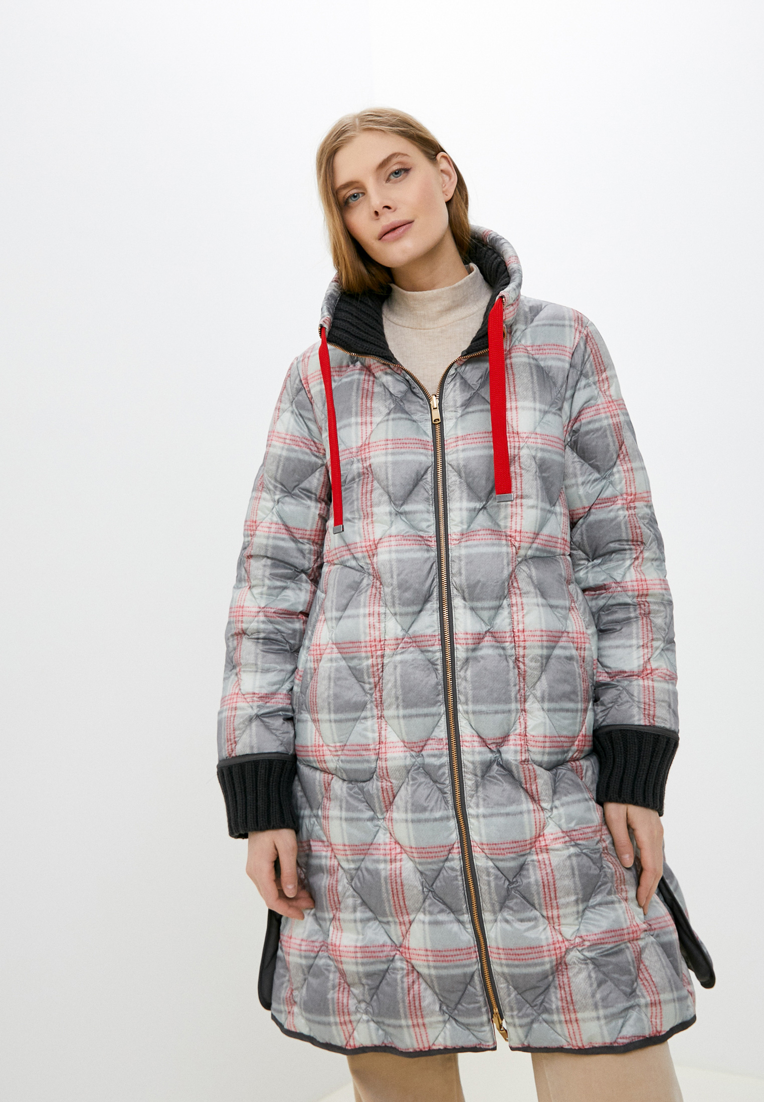 Пуховик United Colors of Benetton, цвет: серый, RTLACG602101 — купить в ...