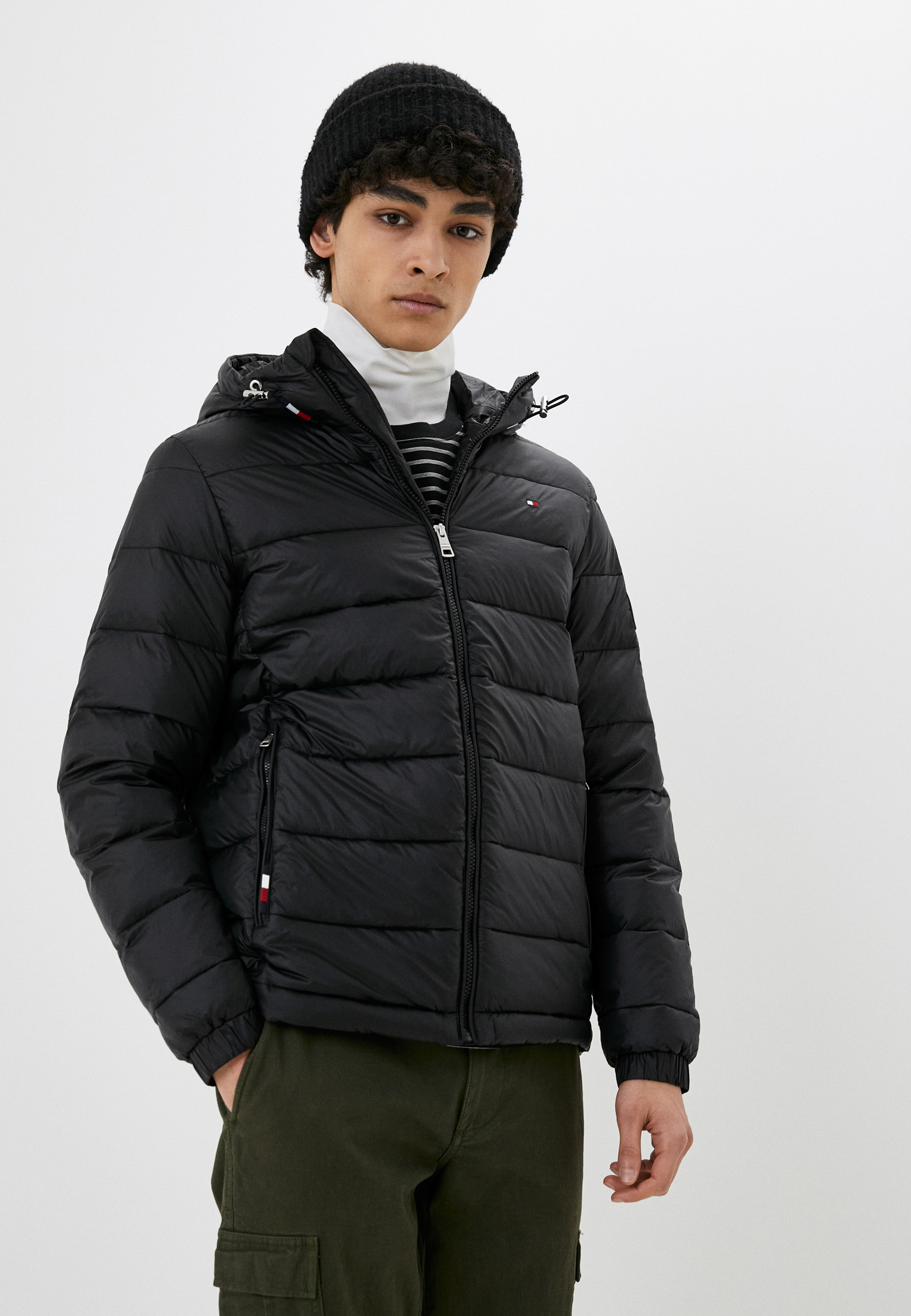 Куртка утепленная Tommy Hilfiger, цвет: черный, RTLACG628001 — купить в ...