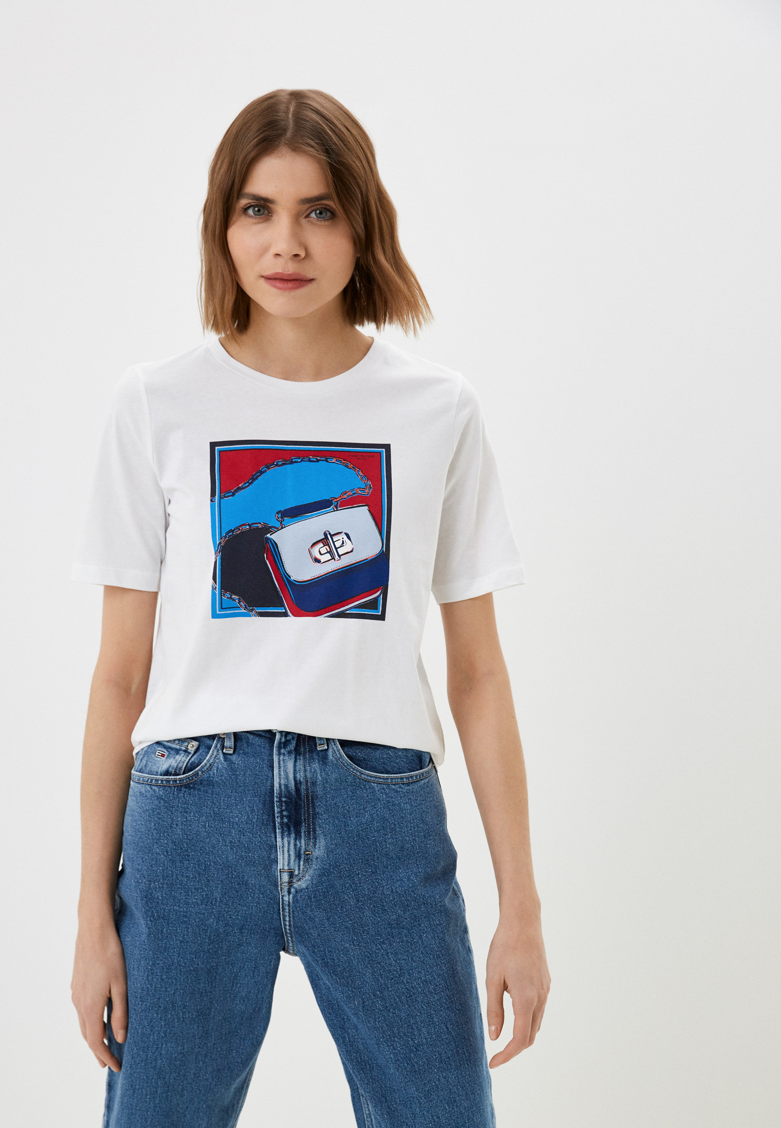 Tommy Hilfiger Футболка Женская Купить