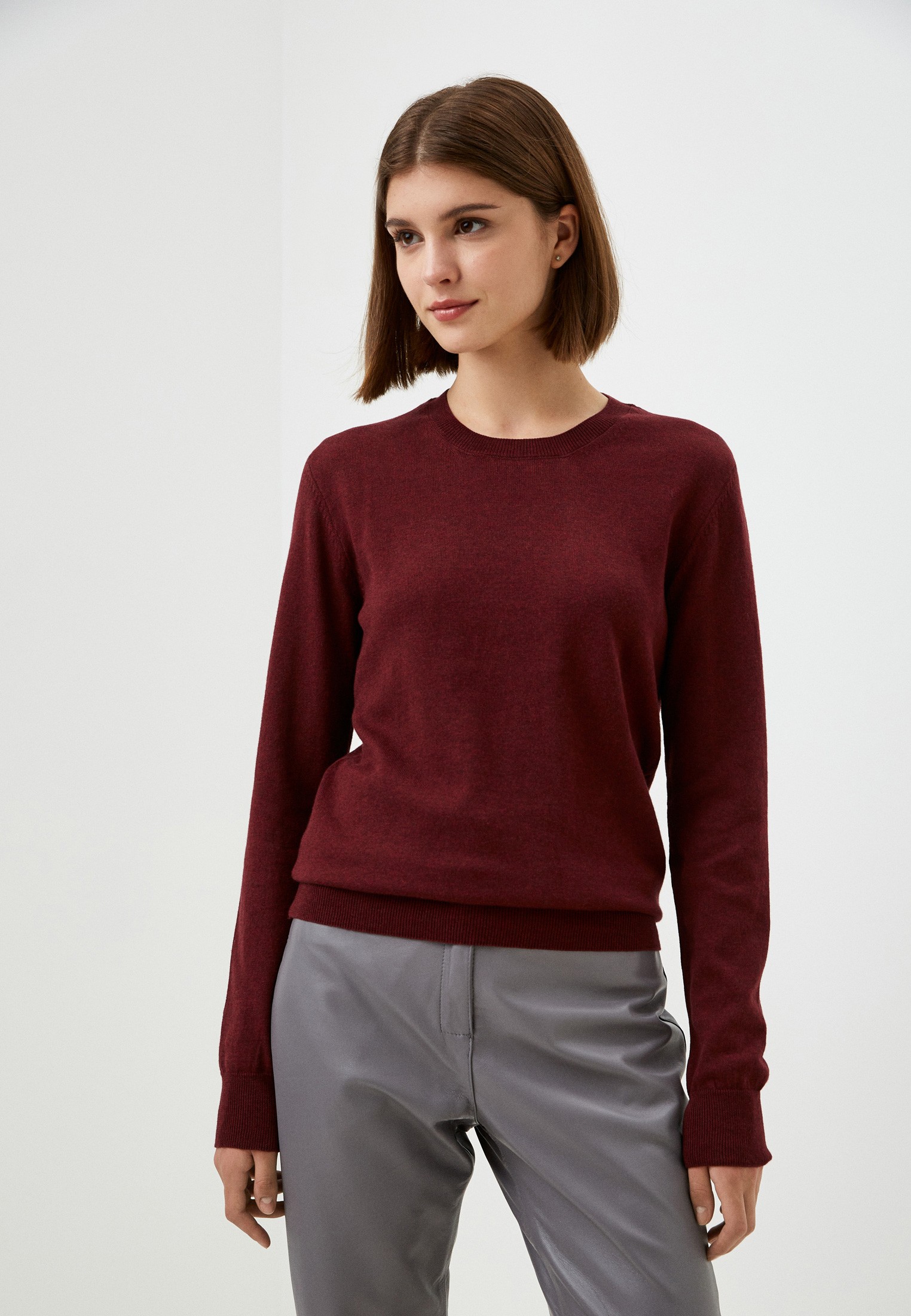 Джемпер Basics & More, цвет: бордовый, RTLACV033701 — купить в интернет ...