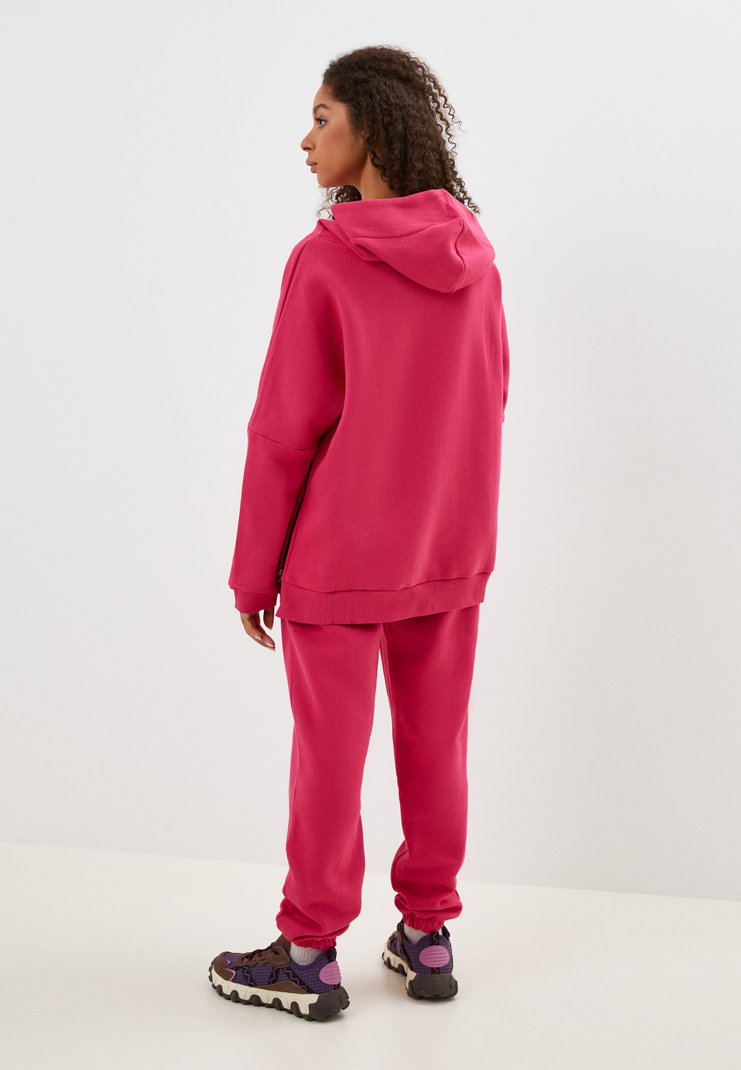 Спортивный костюм Pink серо розовый