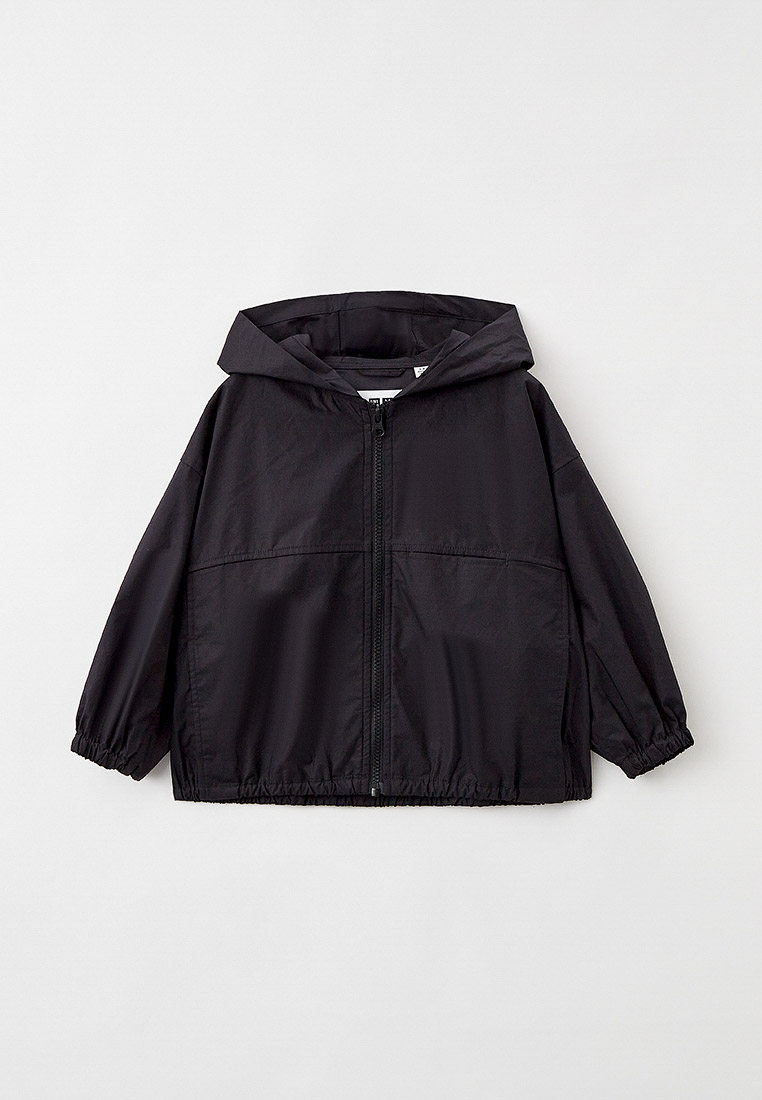 Ветровка UNIQLO с капюшоном Uniqlo U, цвет: черный, RTLACG921101 ...