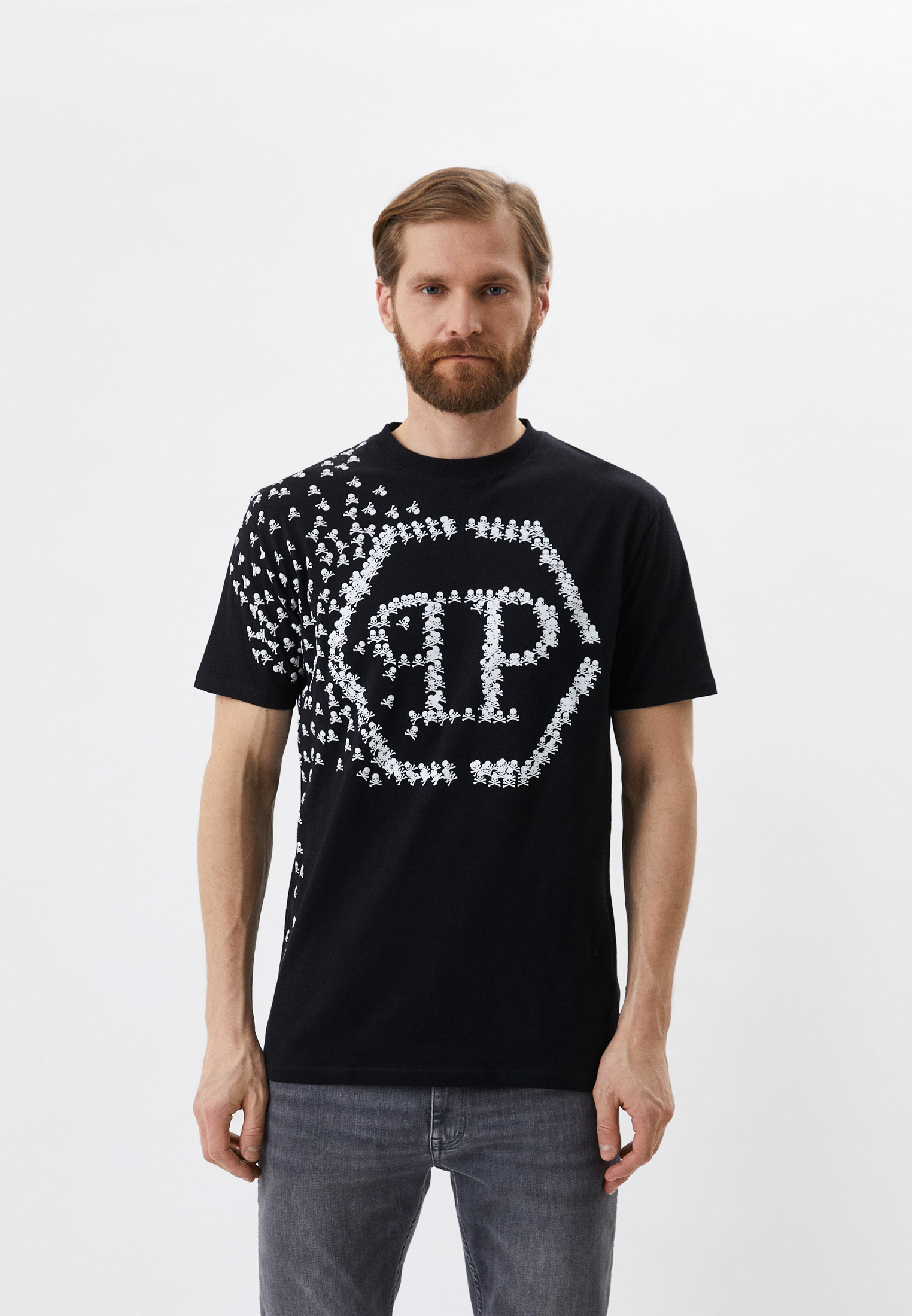 Футболка Philipp Plein, цвет: черный, RTLACH065601 — купить в интернет ...
