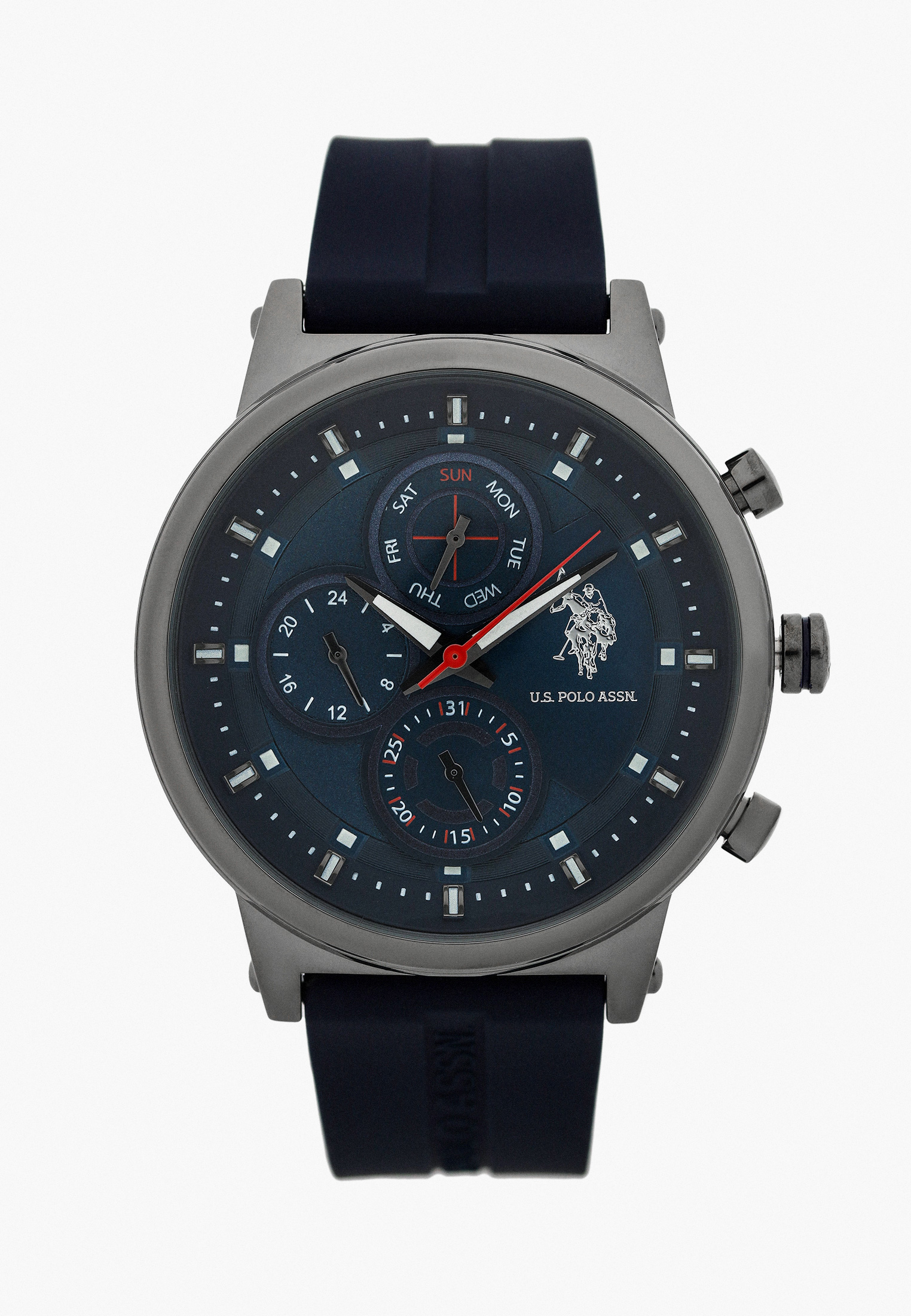 Часы U.S. Polo Assn. USPA1008-05, цвет: синий, RTLACH356001 — купить в ...