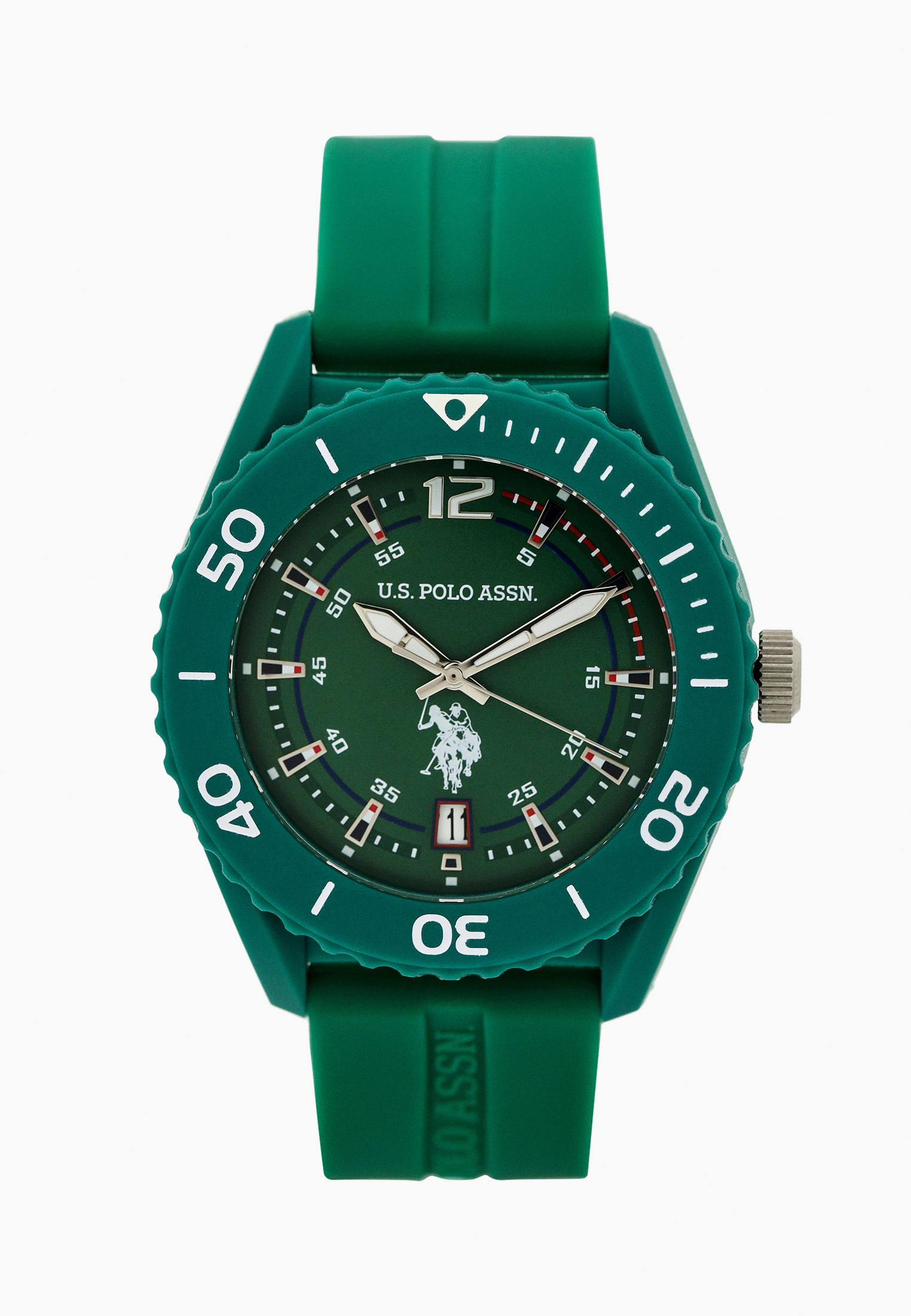 Часы U.S. Polo Assn. USPA4001-03, цвет: зеленый, RTLACH362701 — купить ...