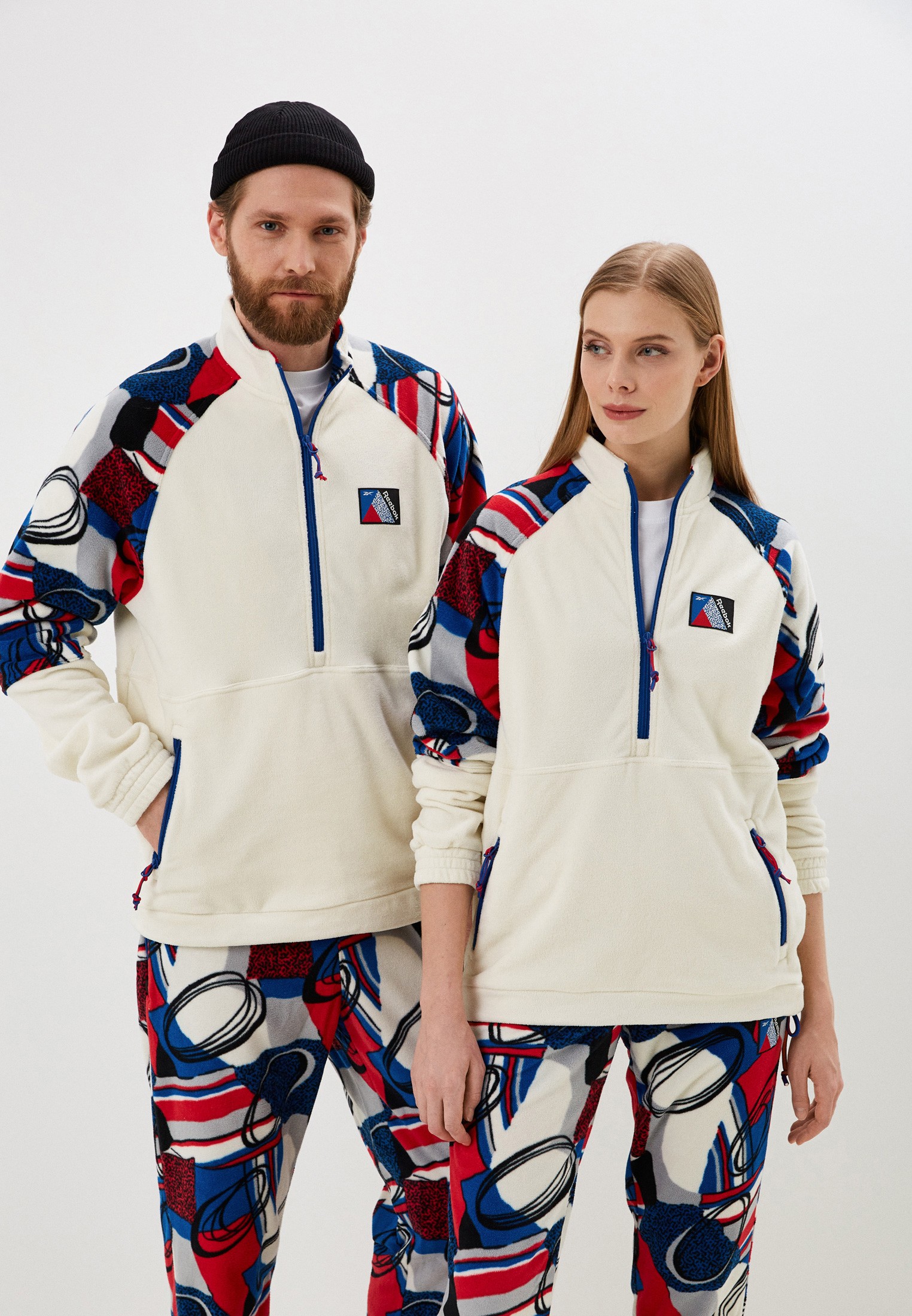 Олимпийка Reebok CL WS HZ JACKET, цвет: белый, RTLACH395901 — купить в ...