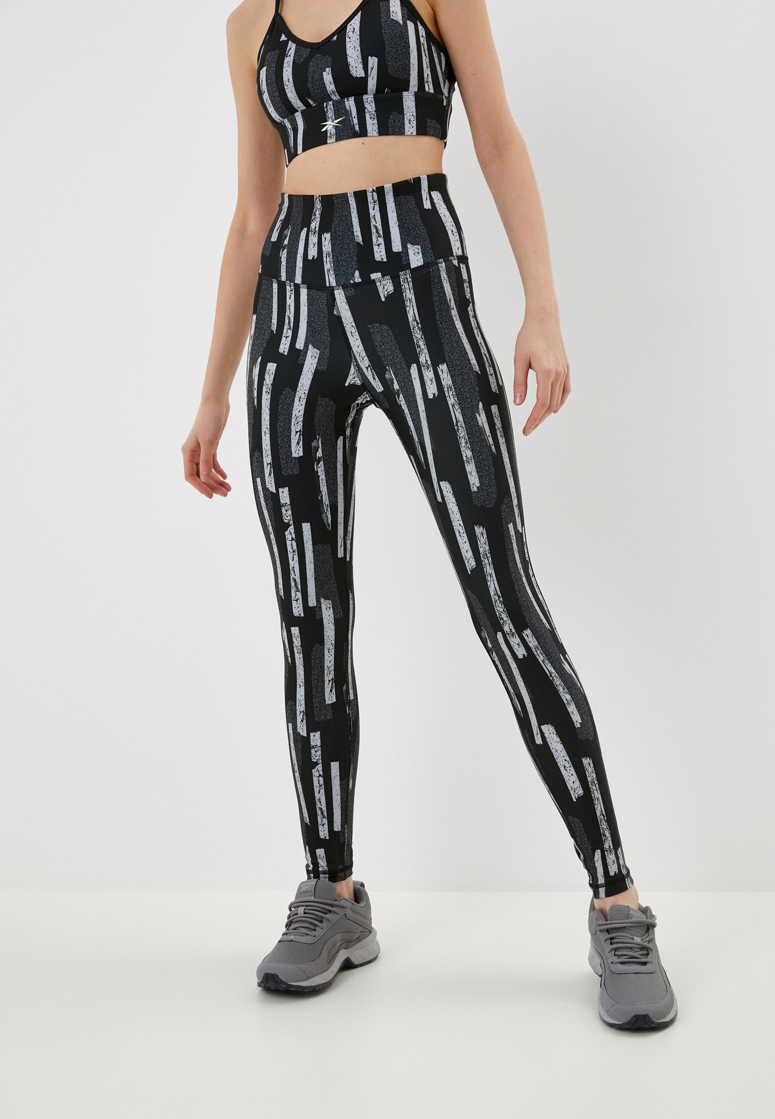 Тайтсы Reebok MYT AOP POLY TIGHT, цвет: черный, RTLACH399401 — купить в ...