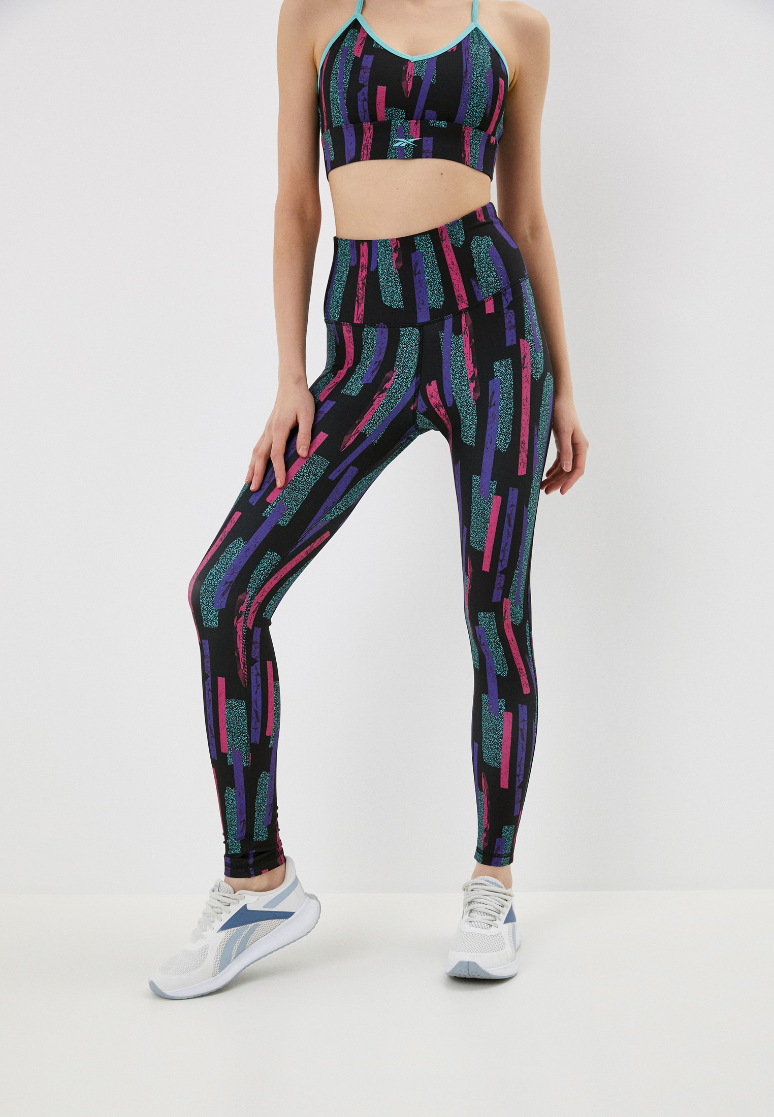 Тайтсы Reebok MYT AOP POLY TIGHT, цвет: черный, RTLACH399501 — купить в ...