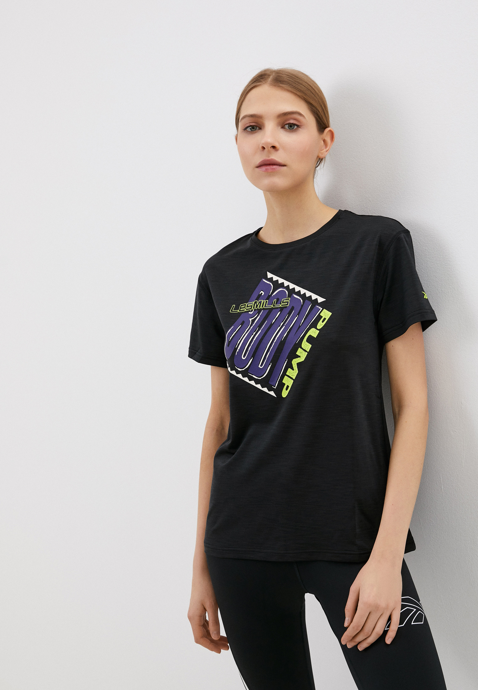 Футболка спортивная Reebok LM BP AC ATHLETIC TEE, цвет: черный ...
