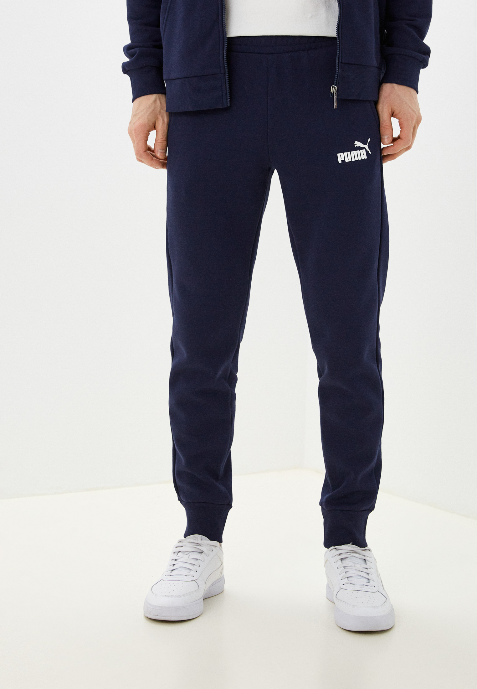 Брюки спортивные PUMA ESS Slim Pants FL, цвет: синий, RTLACH548401 ...