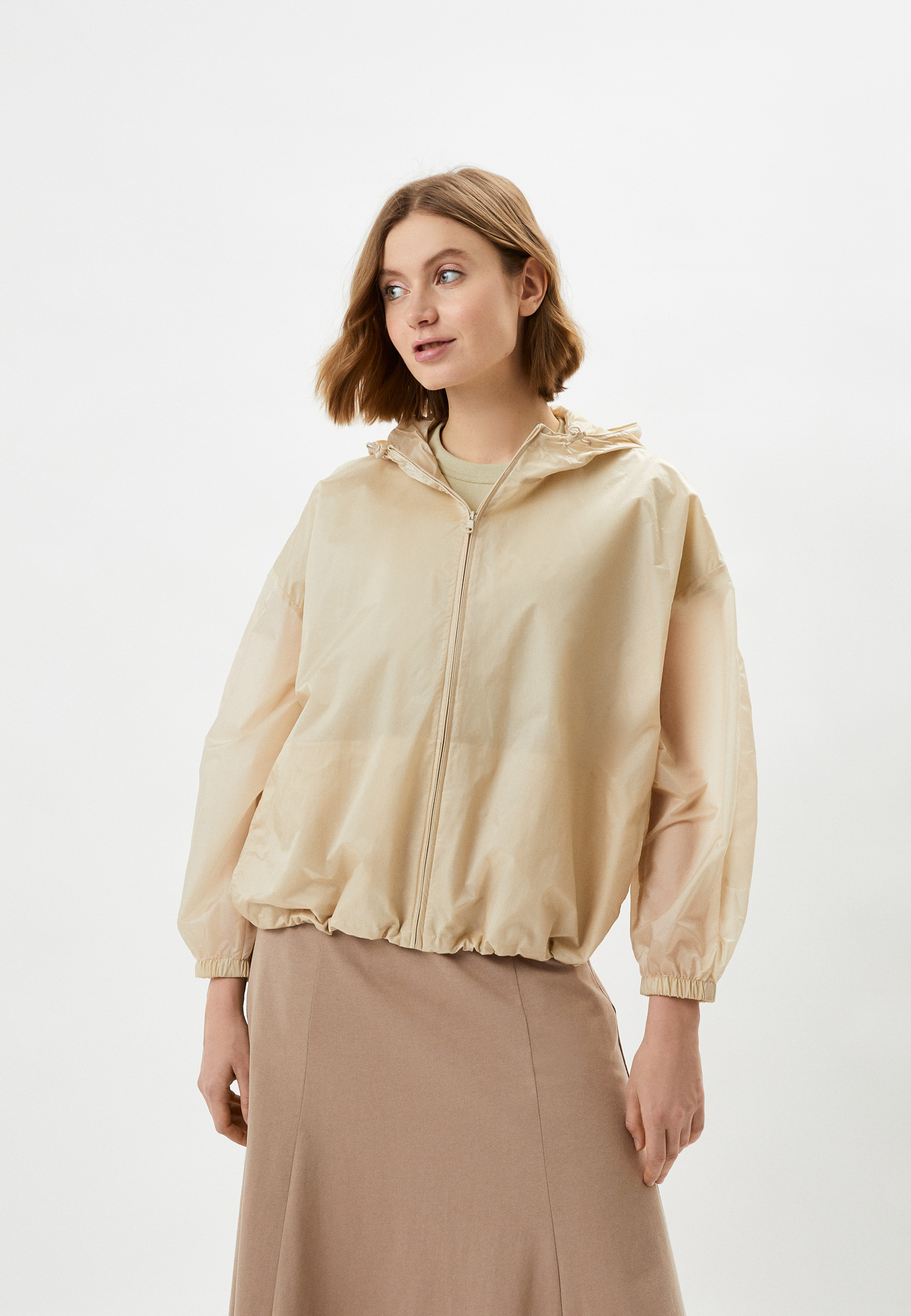 Ветровка UNIQLO UNIQLO x Theory, цвет: бежевый, RTLACH567301 — купить в ...