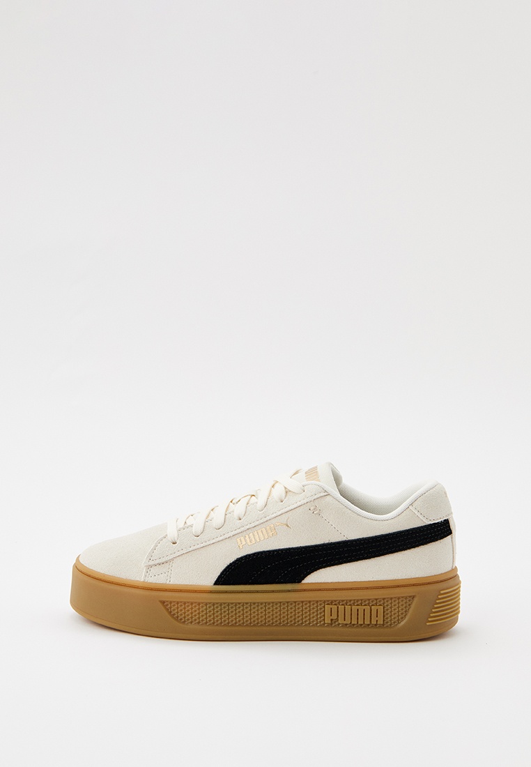 Кеды PUMA Smash Platform v3 SD Pristine-PUMA Black, цвет: бежевый ...