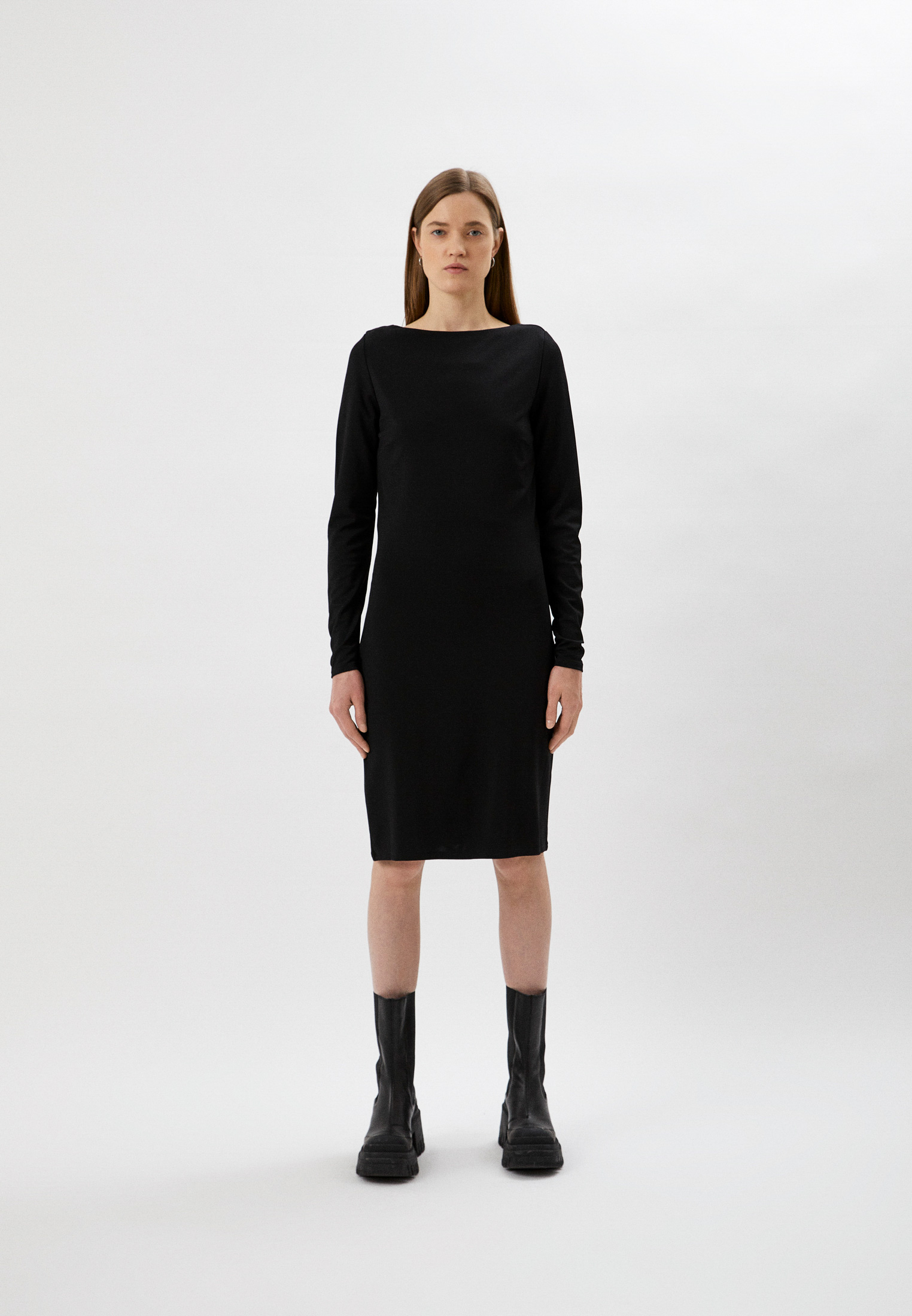 Платье Calvin Klein, цвет: черный, RTLACH837301 — купить в интернет ...
