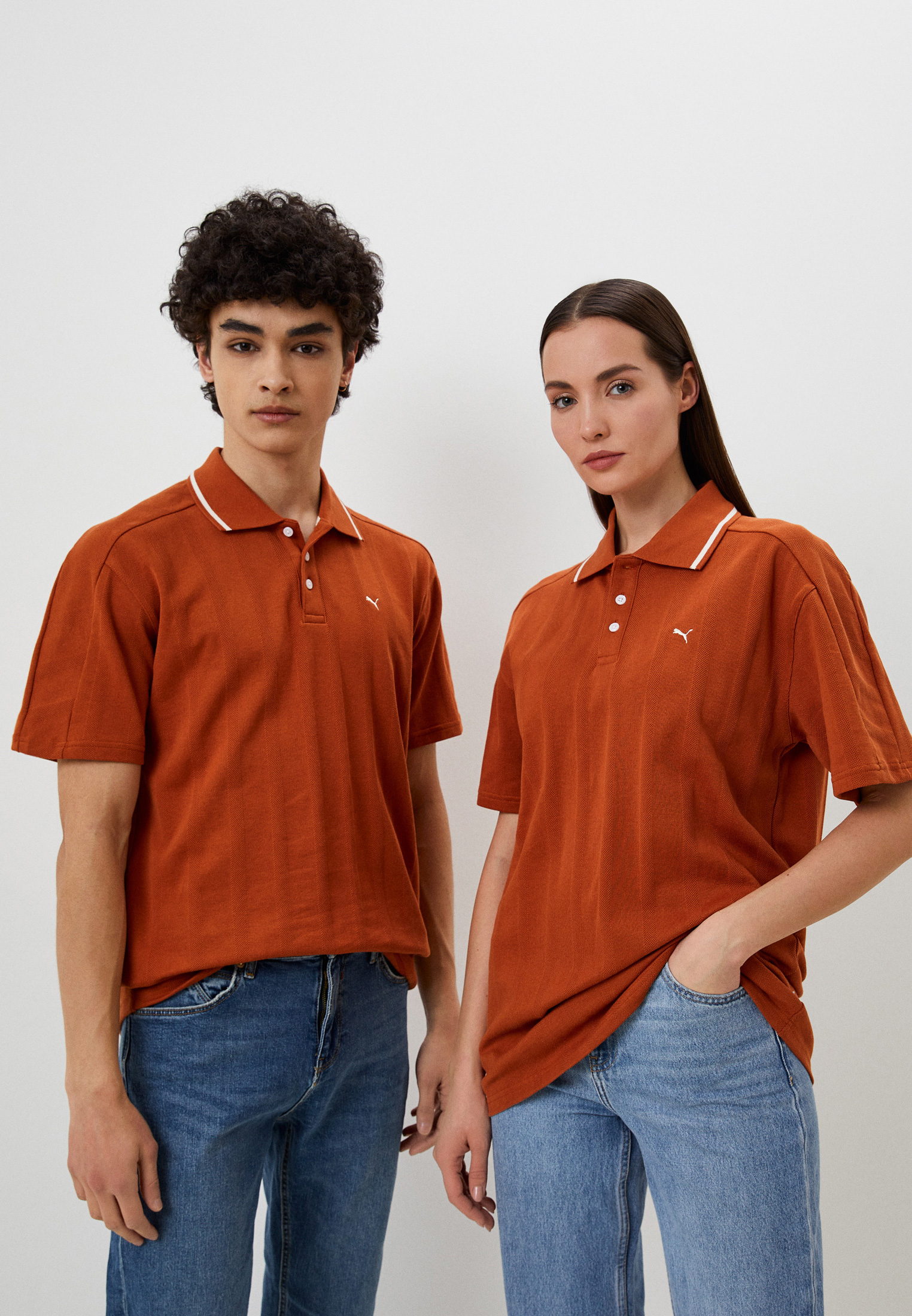 Поло PUMA MMQ FAST GREEN T7 Polo Bombay Brown, цвет: коричневый ...