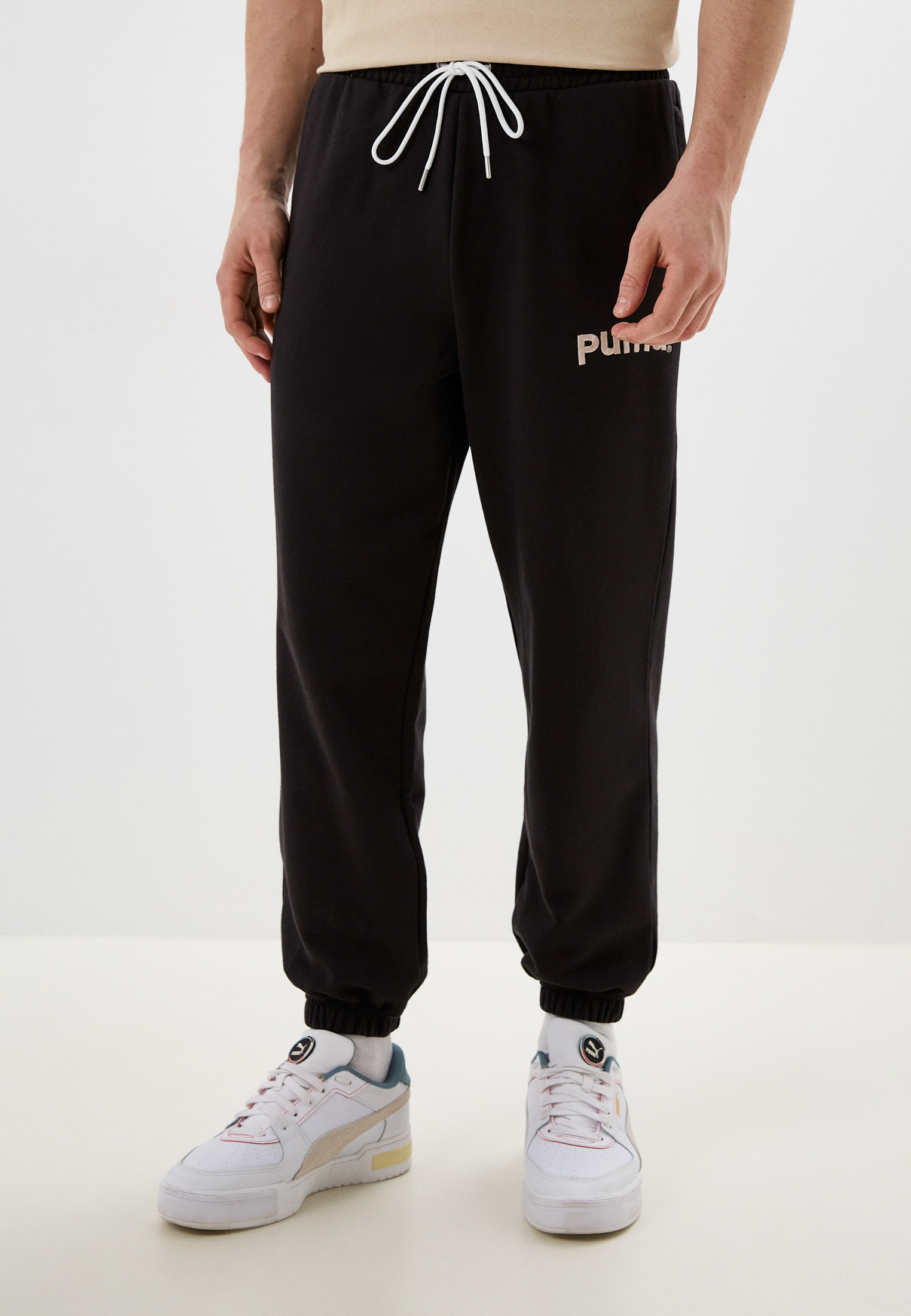 Брюки спортивные PUMA PUMA TEAM Sweatpants TR PUMA Black, цвет: черный ...