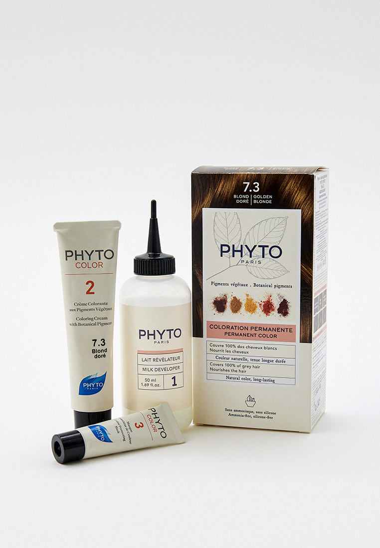 Краска для волос Phyto перманентная, цвет: золотой, RTLACI122101 ...