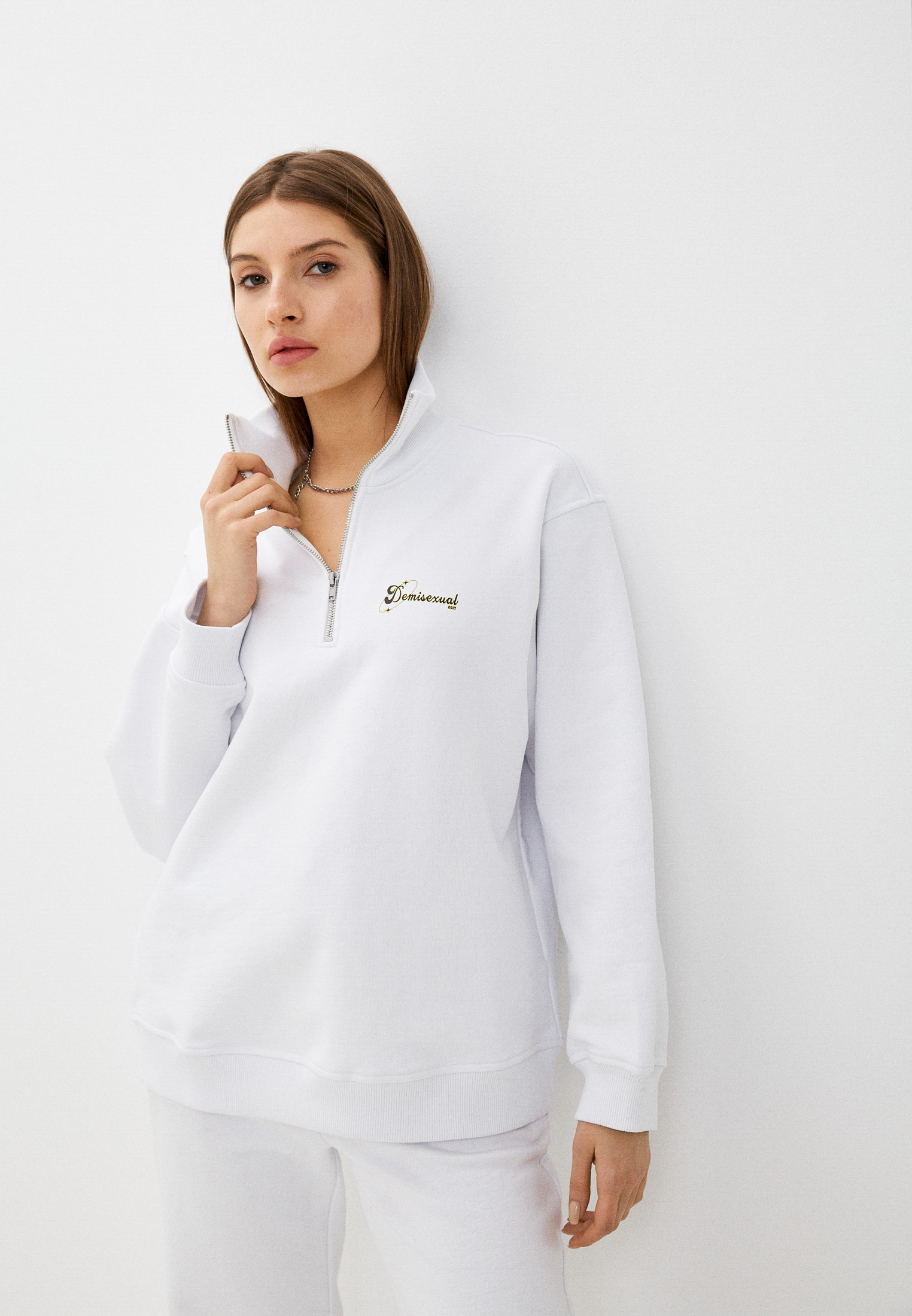 Олимпийка Irnby, цвет: белый, RTLACI458801 — купить в интернет-магазине ...