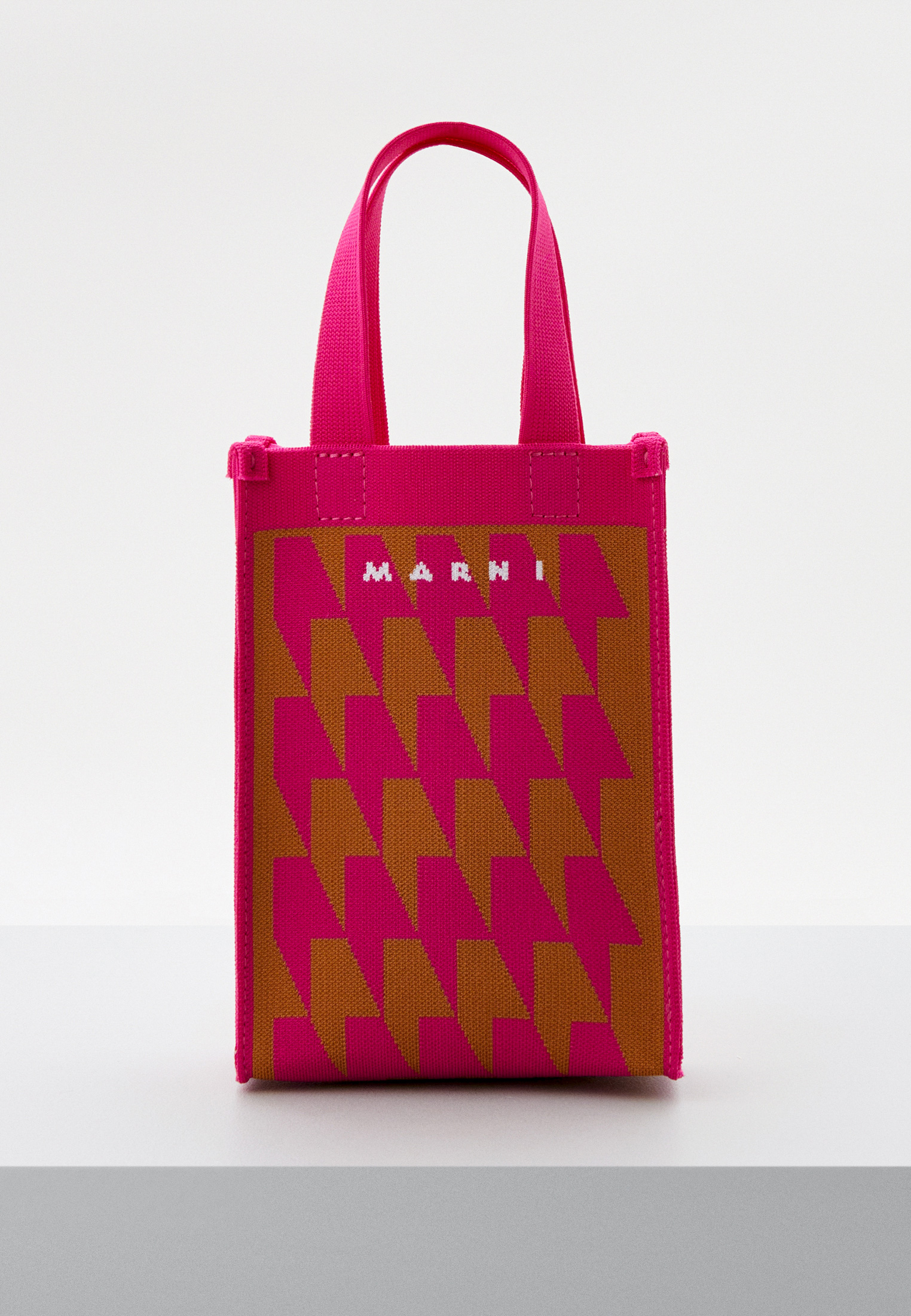 Сумка Marni, цвет: фуксия, RTLACI546201 — купить в интернет-магазине Lamoda