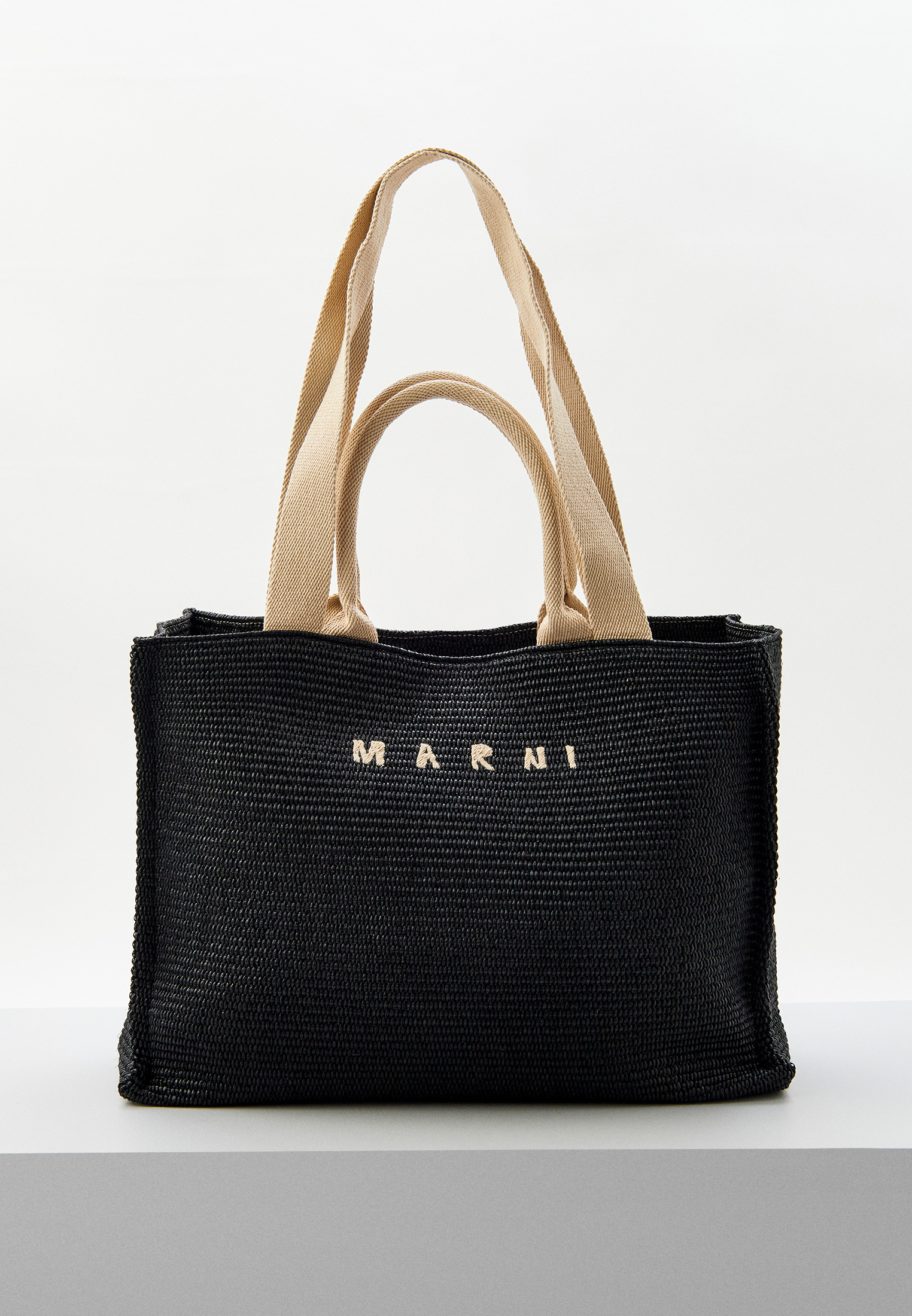 Сумка Marni, цвет: черный, RTLACI546301 — купить в интернет-магазине Lamoda