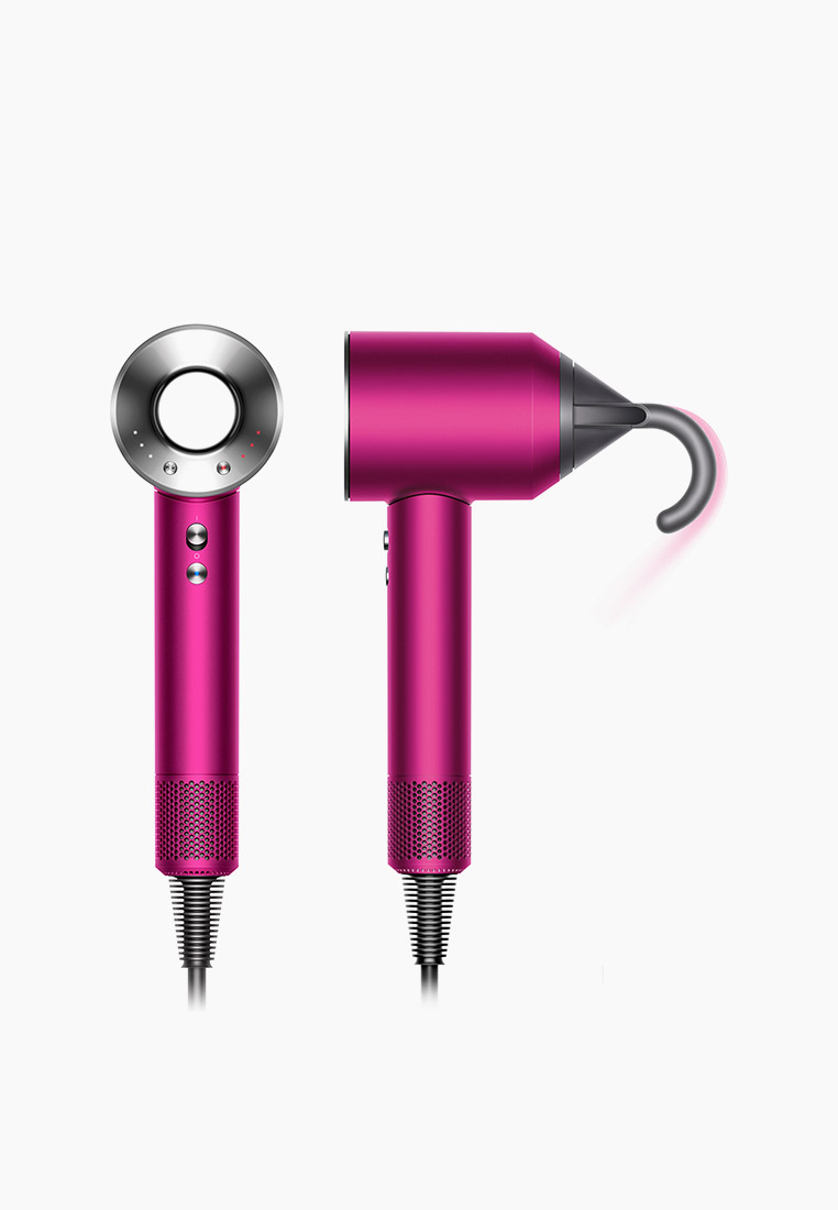 Фен Dyson с минимальным уровнем шума и вилкой UK, цвет: фуксия ...
