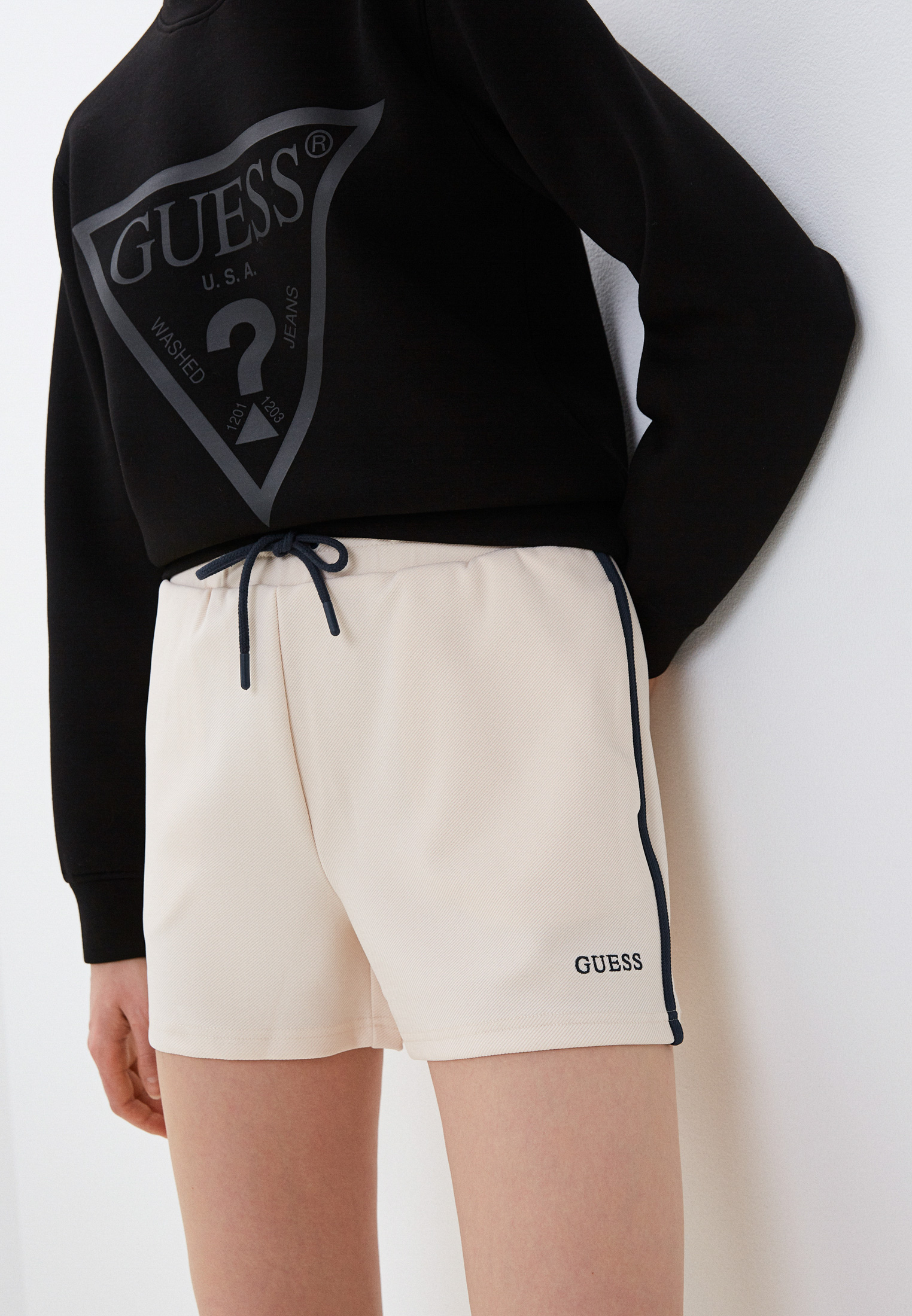 Шорты спортивные Guess SIGNATURE, цвет: бежевый, RTLACI811101 — купить ...