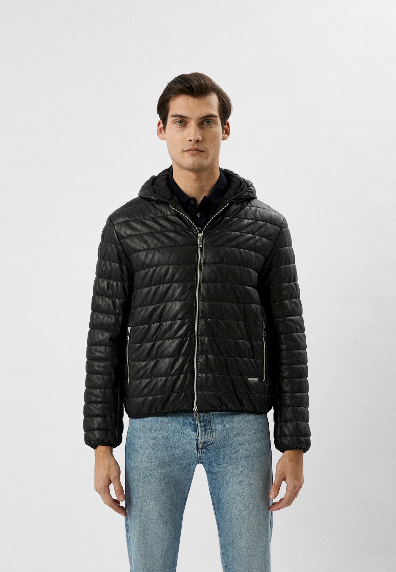 Куртка утепленная Armani Exchange, цвет: черный, RTLACI902801 — купить ...