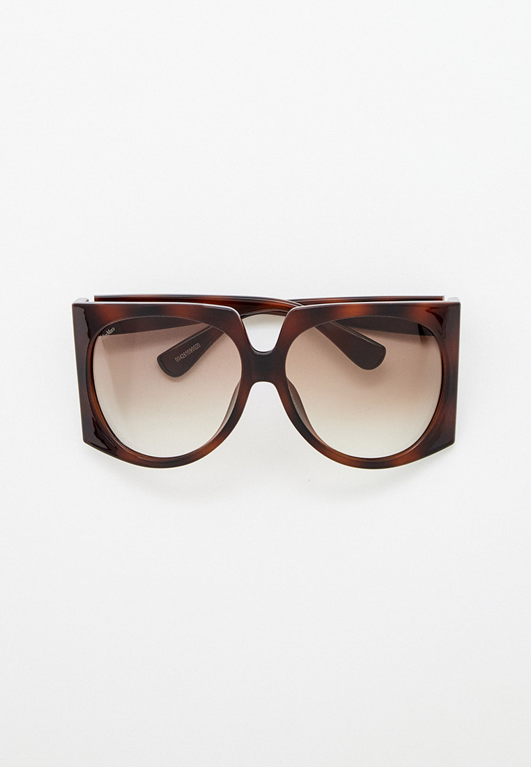 Очки солнцезащитные Max Mara MM 0023 52F, цвет: коричневый ...