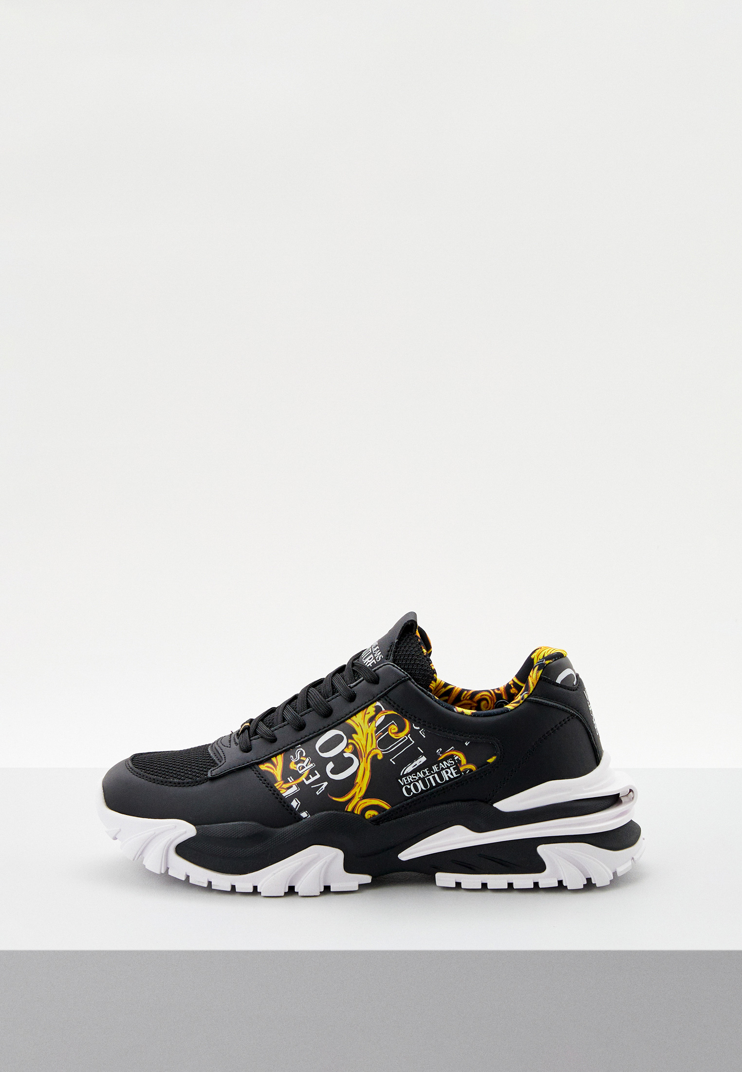 Кроссовки Versace Jeans Couture, цвет: черный, RTLACJ031801 — купить в ...
