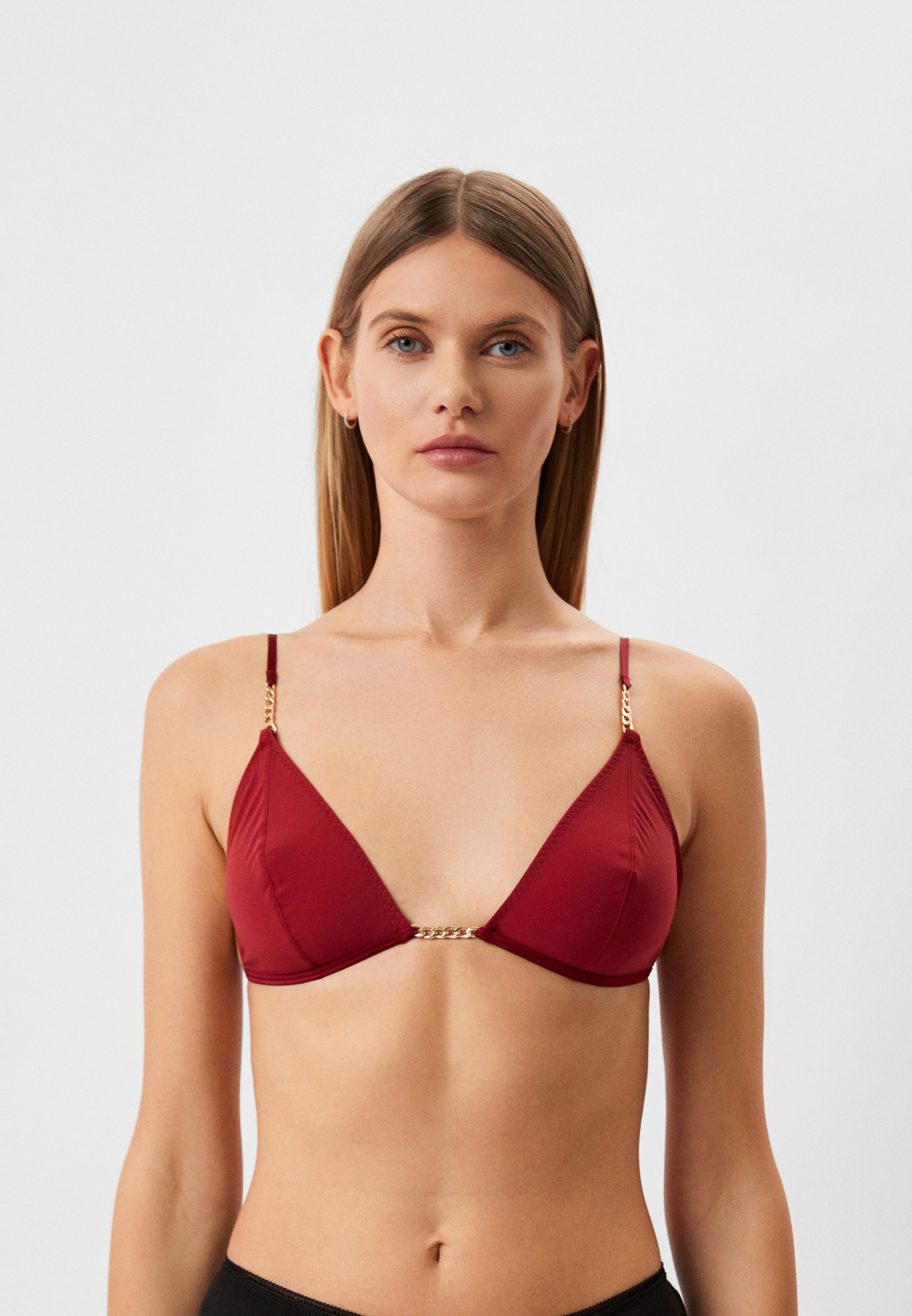 Бюстгальтер Stella McCartney, цвет: бордовый, RTLACJ100301 — купить в ...