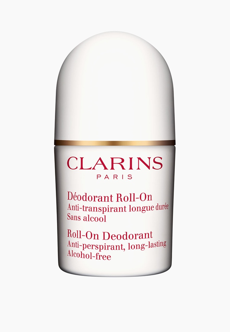 Дезодорант шариковый Clarins антиперспирант, цвет: прозрачный ...