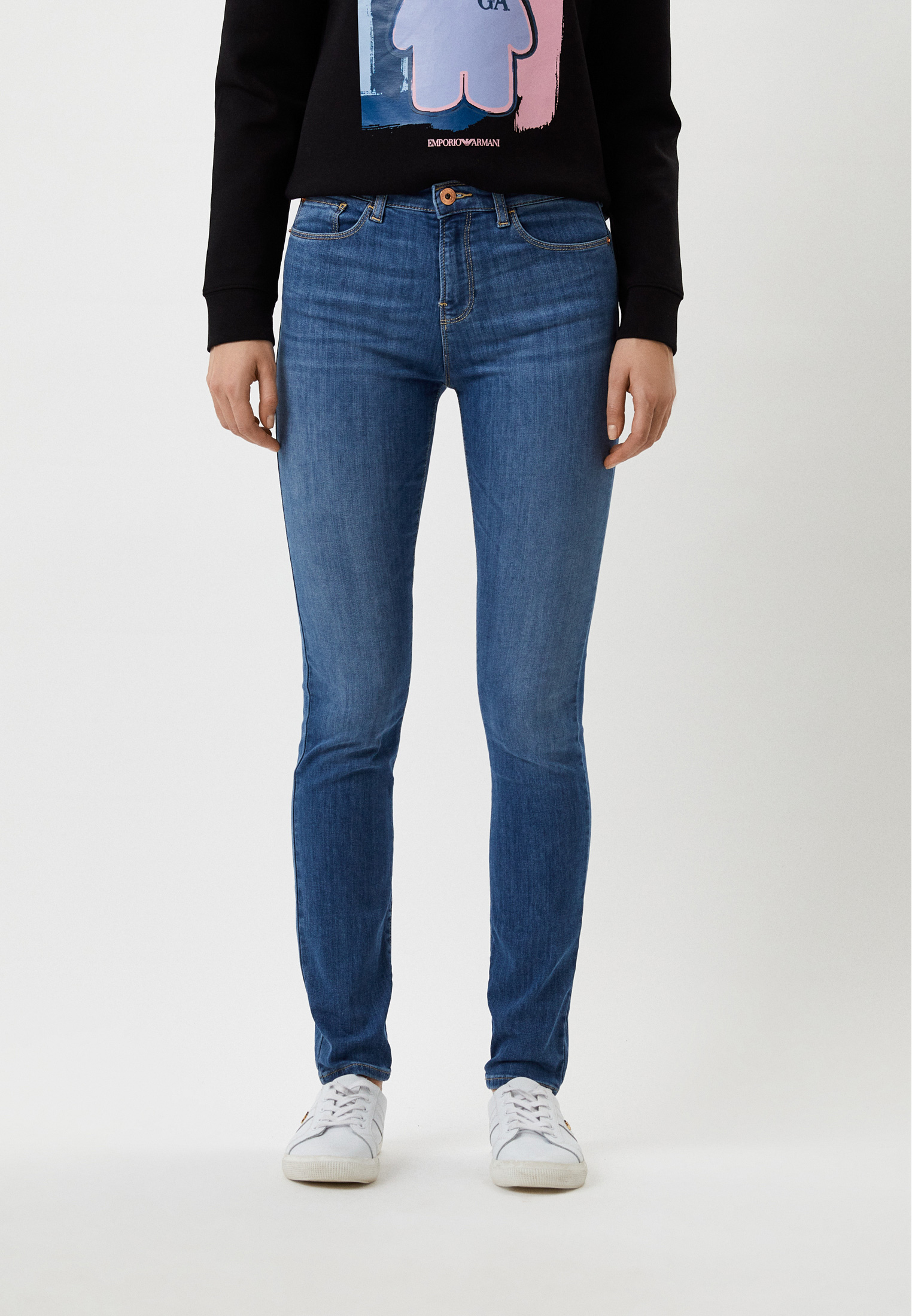 Джинсы Emporio Armani, цвет: синий, RTLACJ631001 — купить в интернет ...
