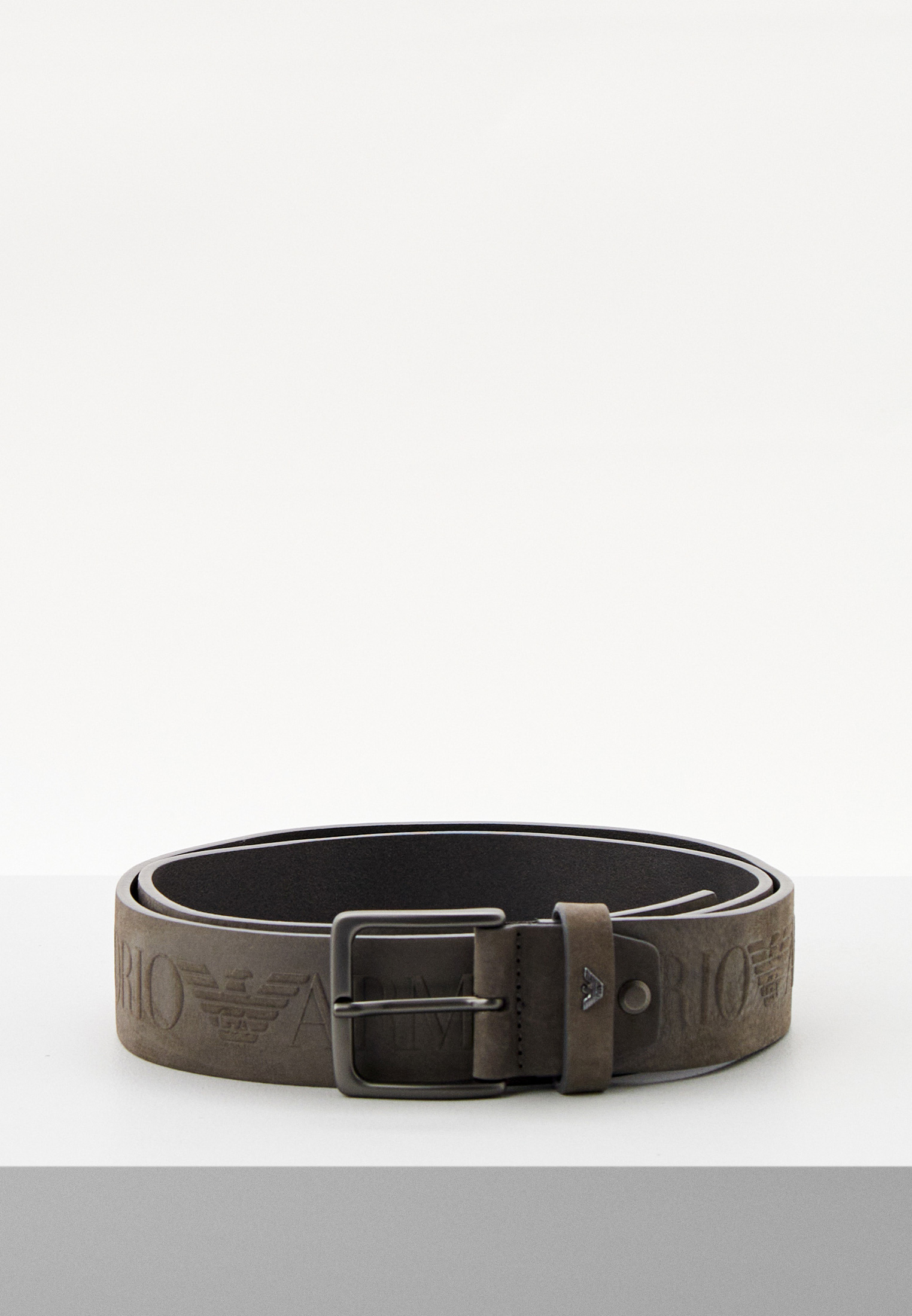 Ремень Emporio Armani, цвет: серый, RTLACJ651101 — купить в интернет ...